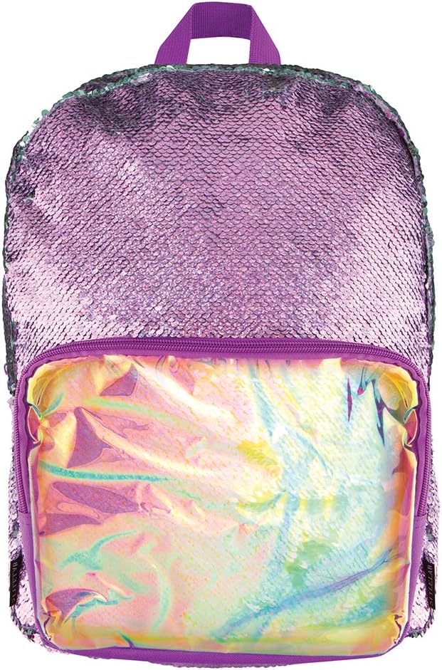Fashion Angels Style.Lab Magic Sequin Backpack (77092) - Purple Holographic/Seafoam Reversible Sequin Fashion Backpack