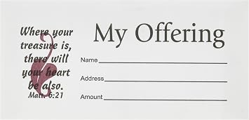 Offering Envelope-My Offering Package of 100