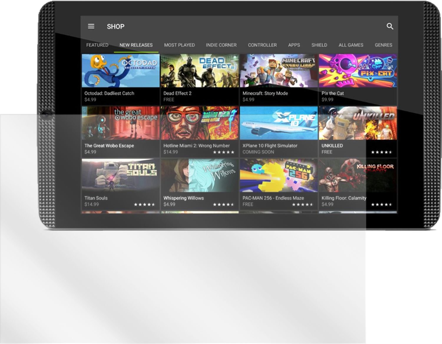 dipos I 2X Pellicola Protettiva Compatibile con Nvidia Shield TV Pellicola di Protezione Cristallo
