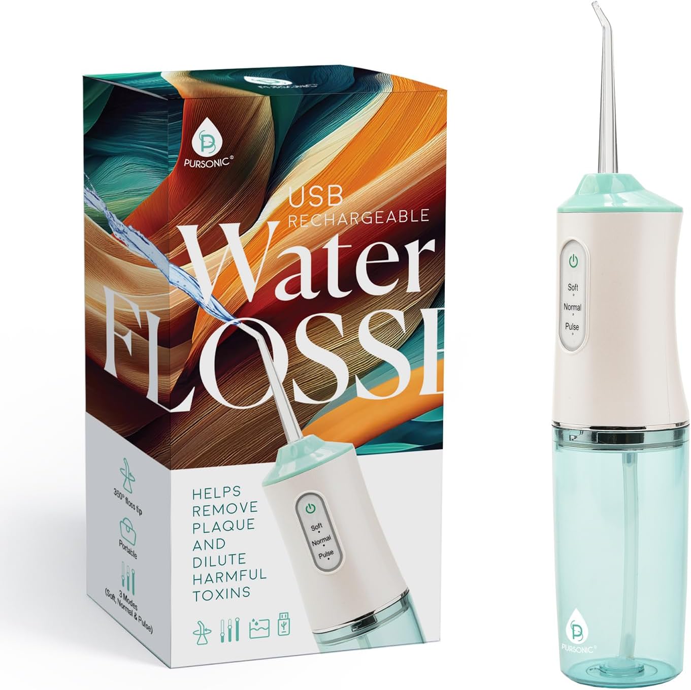 Pursonic OI13R Water Flosser and its packaging