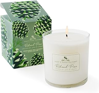 Soap & Paper Factory Roland Pine 9.5 oz Large Soy Candle