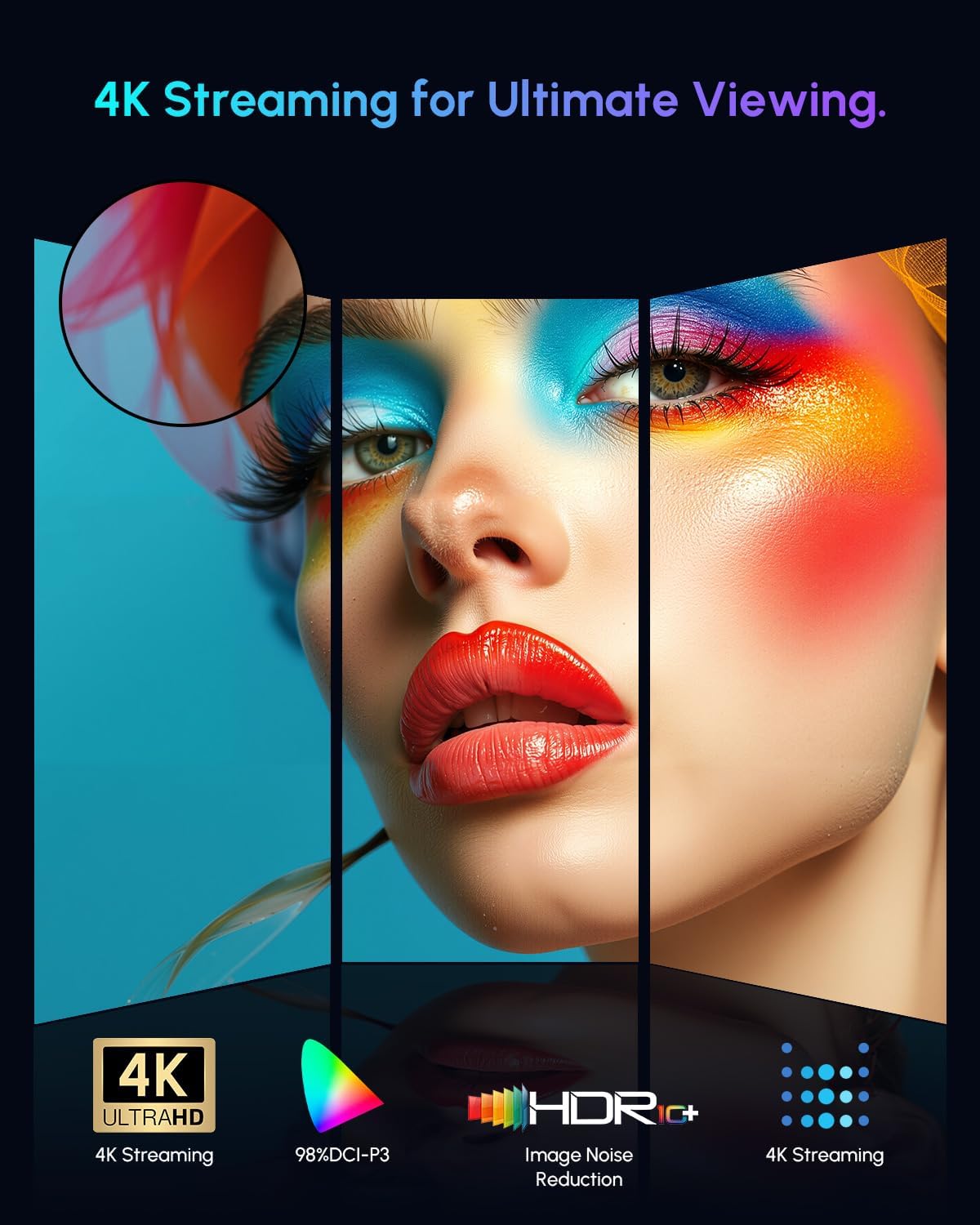 Experience Next-Level Home Entertainment with the CWEUG Ultra HD 4K Projector