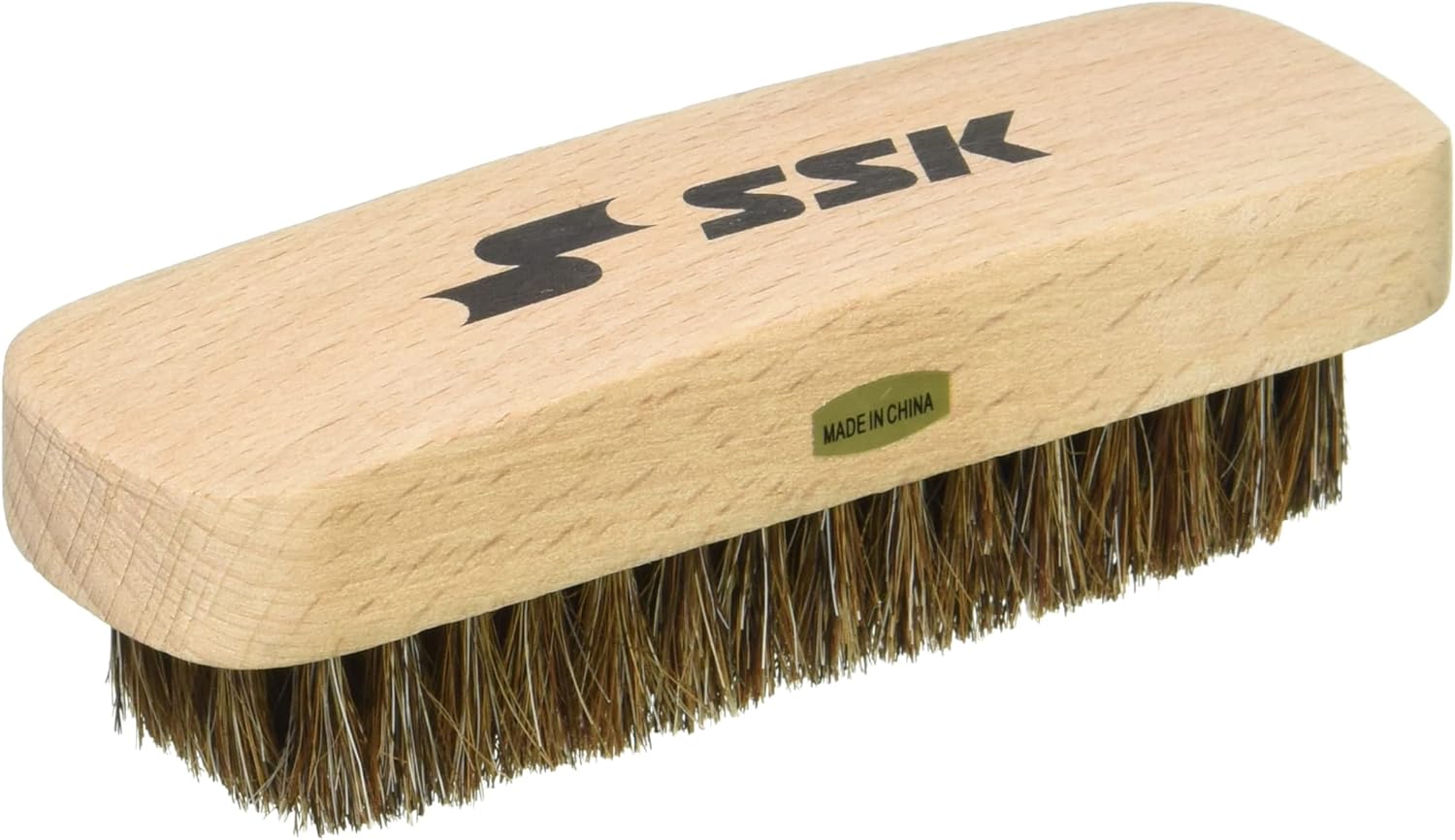 SSK MG105 Baseball Maintenance Supplies Wooden Cleaning Brush (Horse Hair)
