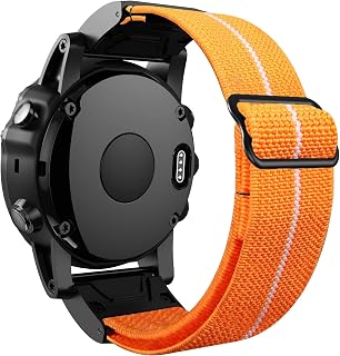 HAODEE Pulseira de relógio de liberação rápida de nylon de 22 mm, 26 mm, para Garmin Fenix 6 6X Pro Fenix 5 5X plus 3 3HR Forerunner 935 945 D2 Bravo Watch