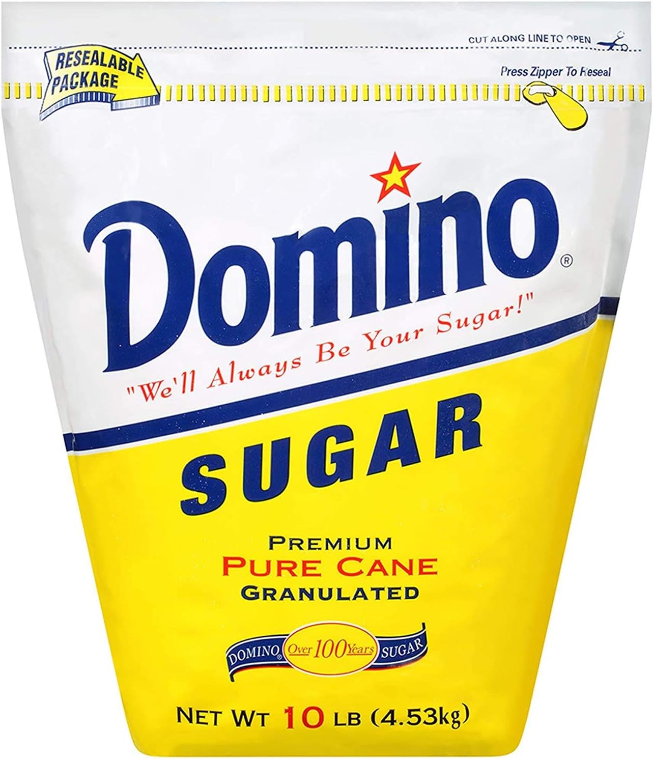 DominoPremium Pure Cane Granulated Sugar, 10 lbs. (pack of 2)