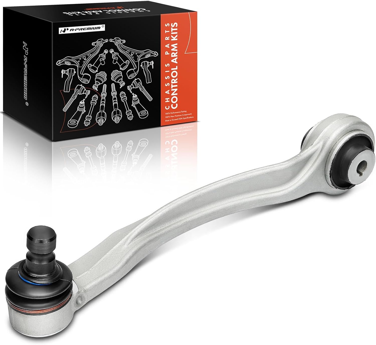 A-Premium Front Left Rearward Upper Control Arm, with Ball Joint & Bushing, Compatible with Audi Q5 2018-2022, Q7 2017-2022, SQ5 2018-2022 & Porsche Cayenne 2019-2020