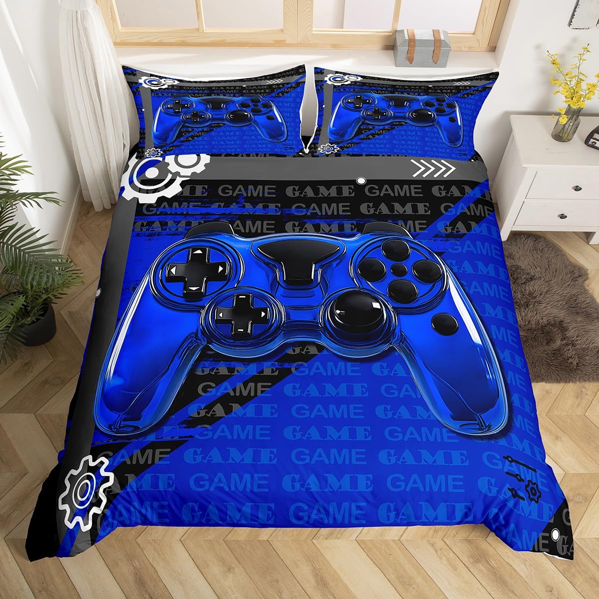 Housse de couette manette de jeu pour transformer la chambre de votre enfant gamer