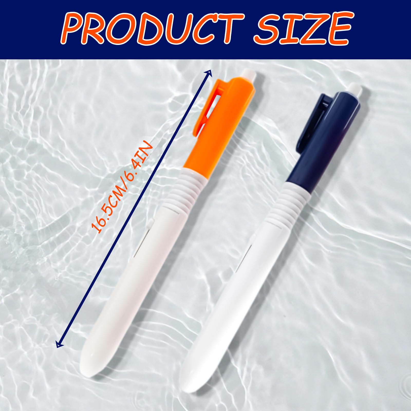 Confezione da 2 penne spray, penna spray d'acqua scrivi-cancella, penna 2 in 1, penna cancellabile, penna scherzo, penna scherzo, penna pressata, per ufficio scolastico