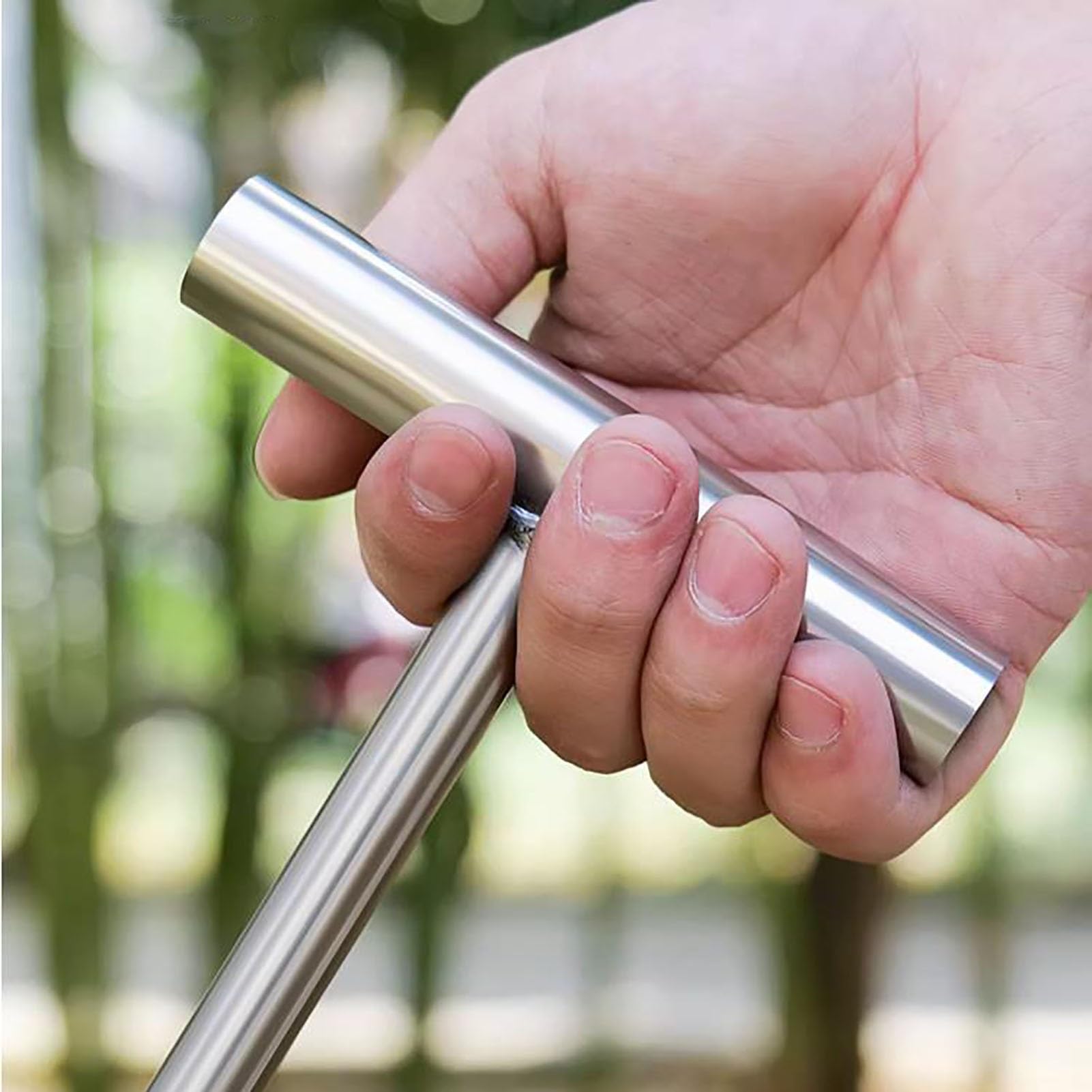 Gancio per tombino, Gancio a T per tombino - Gancio di trazione Lungo 118 cm per Sollevamento Griglie di Scarico, coperture per tombini, Giardino e casa, Design Resistente con Diametro di 8