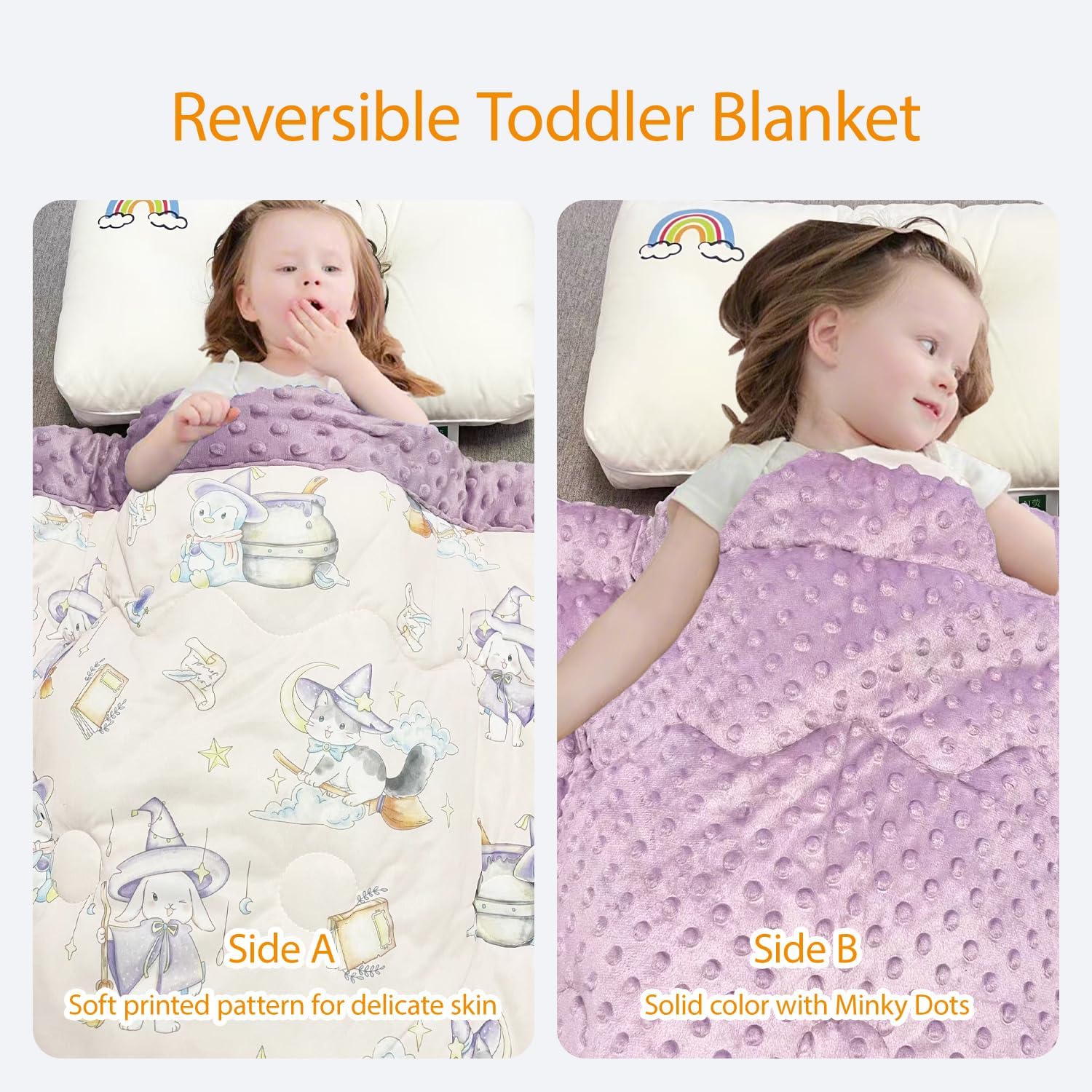 All-Season Toddler Sleep Bundle: Pillow + Comforter Set | Machine Washable