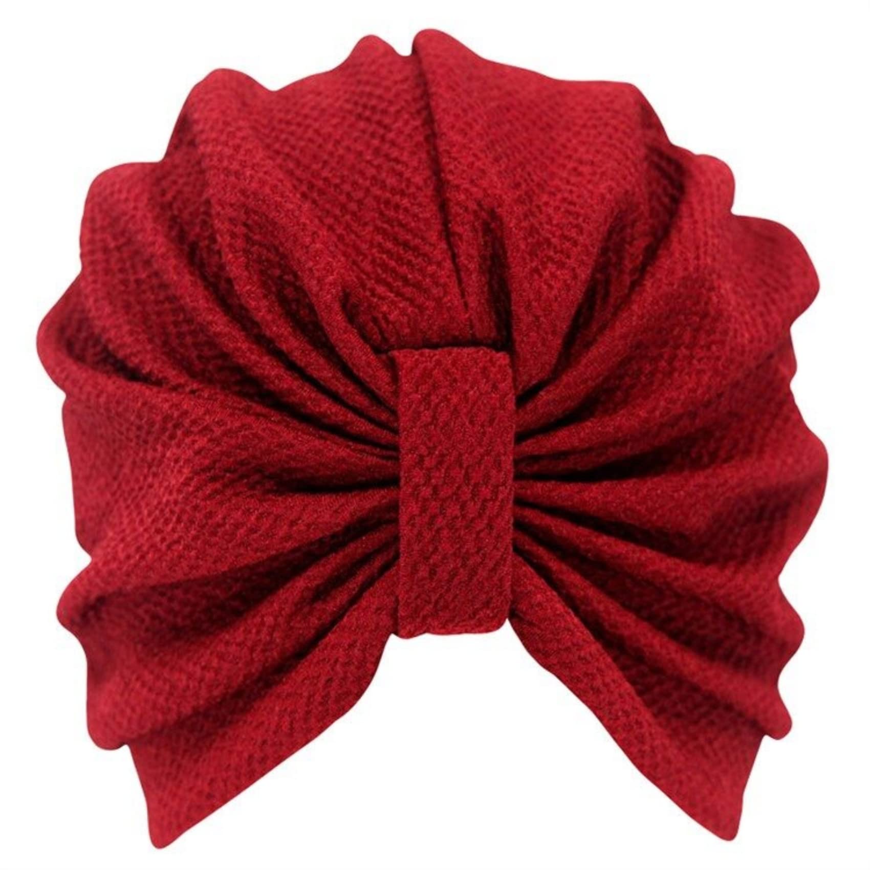 Topkids Accessories Women's Burgundy Turbans, Turbans For Head Scarf For Uk, Chemo Headwear For Uk, Hair Wrap, Head Warmers For Hair Scarf, Bald Cap, Hair Turban (Burgundy)