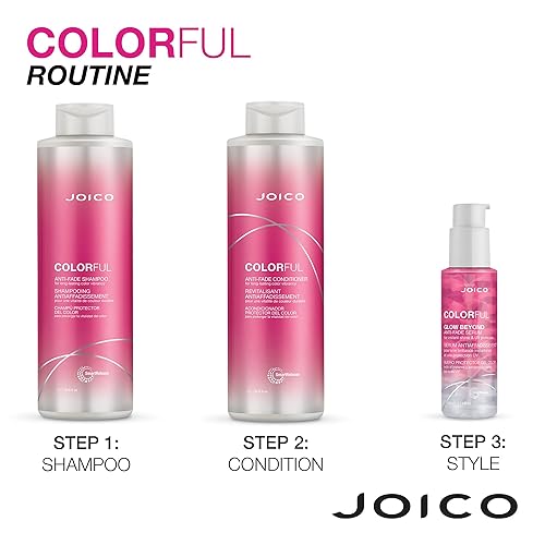 Miniatura 4 de Joico Acondicionador colorido antidecoloración  Para cabello teñido  Preserva el color y la vitalidad del cabello  Aumenta el brillo y reduce la
