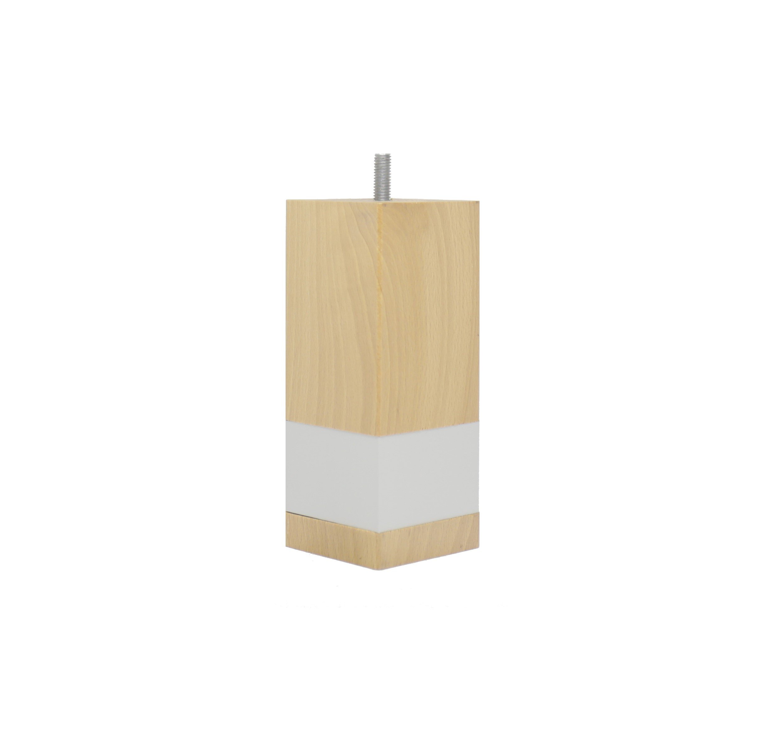 La Fabrique De Pieds Verni Clair Die Fertigt-Füße Am20170135 Spiel Von 4 Füße Im Bett Holz Lackiert Klar 15 X 6 X 6 Cm