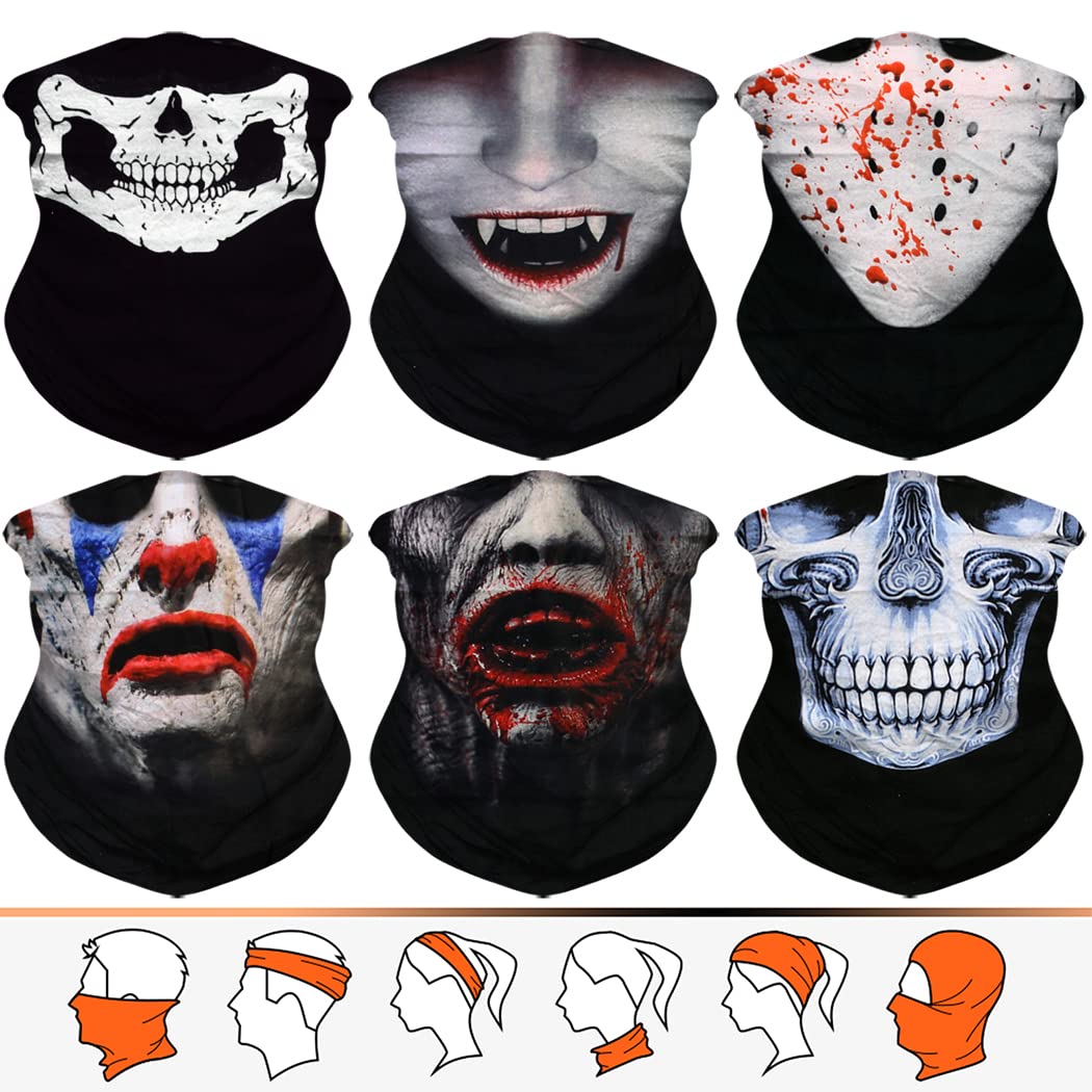 JOEYOUNG Headwear, Bandana, Neck Gaiter Head Wrap Headband Balaclava Magic Scarf