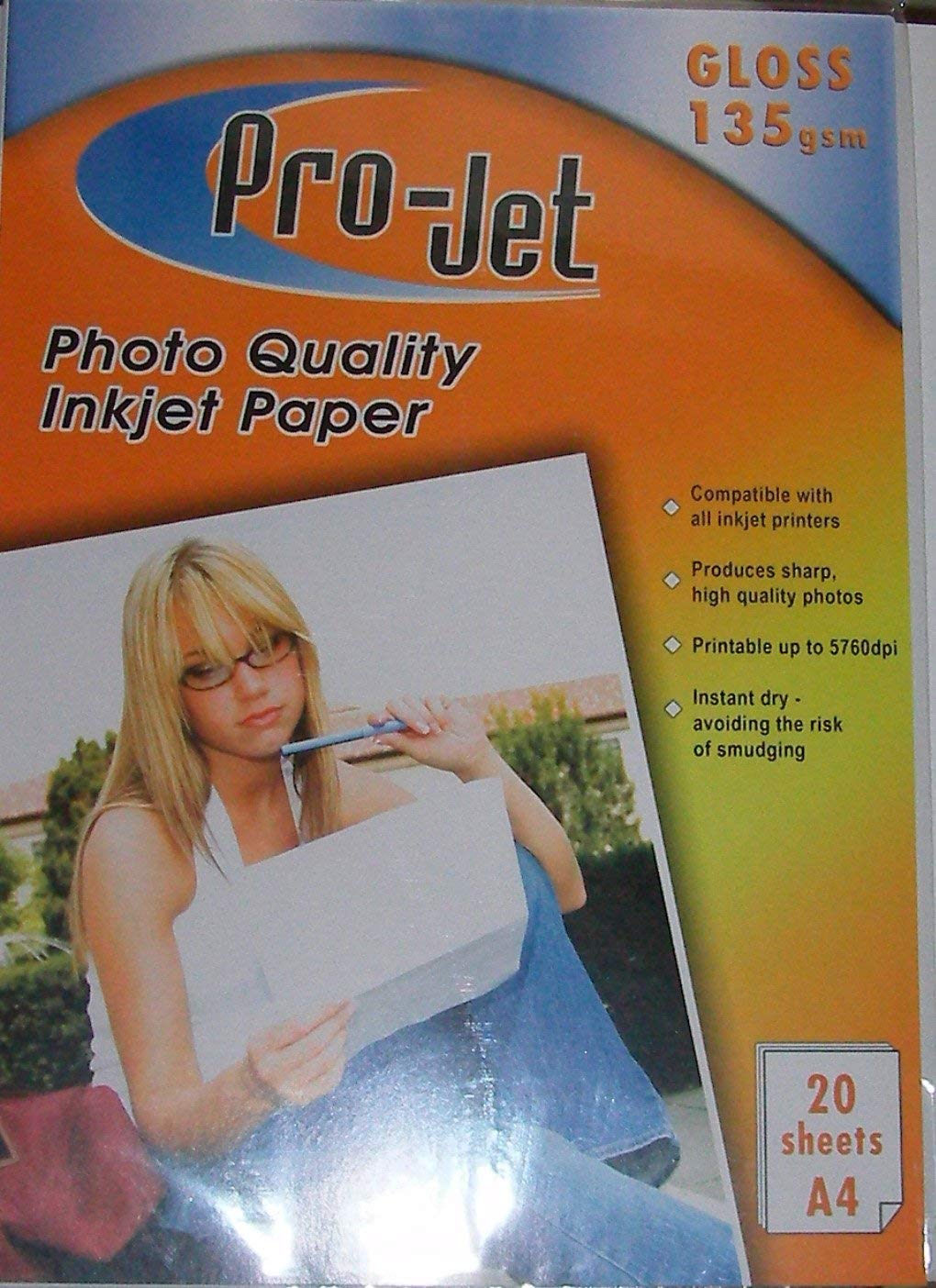 400 Blätter A4 Projet 135gsm Glänzend Fotopapier