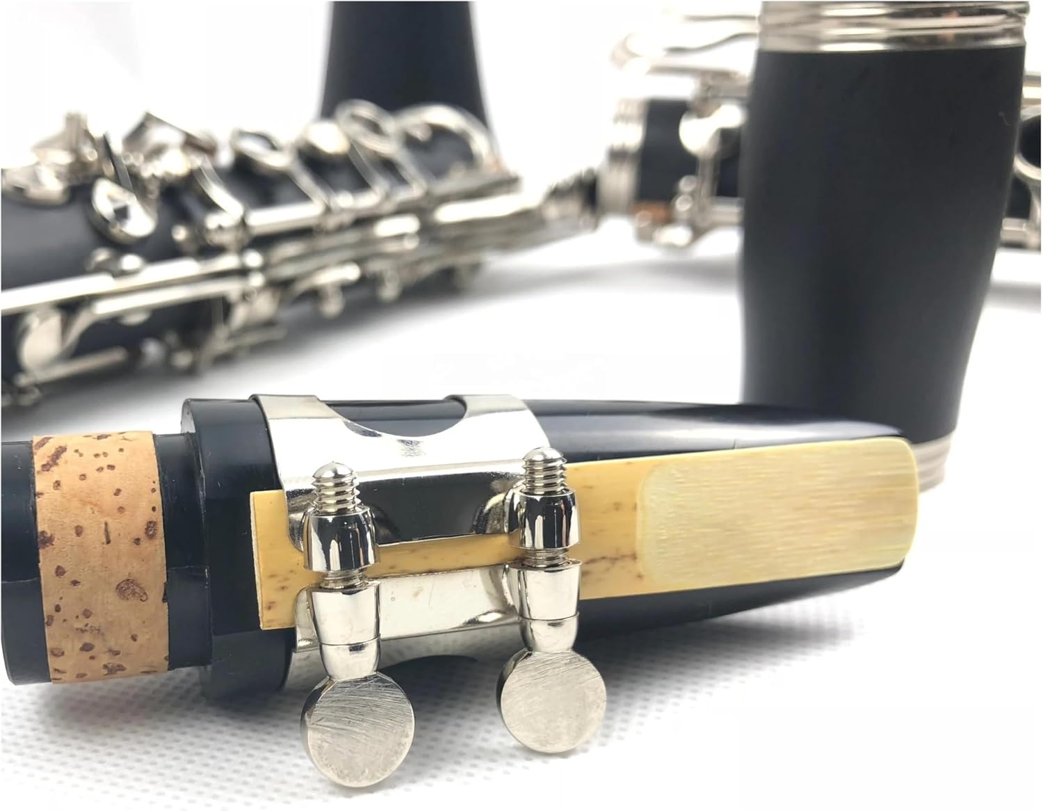 Clarinet With Mouthpiece In Case Nickel Plated Matt