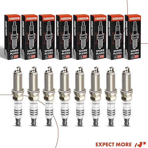 Miniatura 9 de A-Premium Bujías iridio Platinum (paquete de 8) compatibles con Ram 1500, 2500, 3500, Dakota y Jeep Grand Cherokee y Dodge Ram y Nissan Pathfinder y