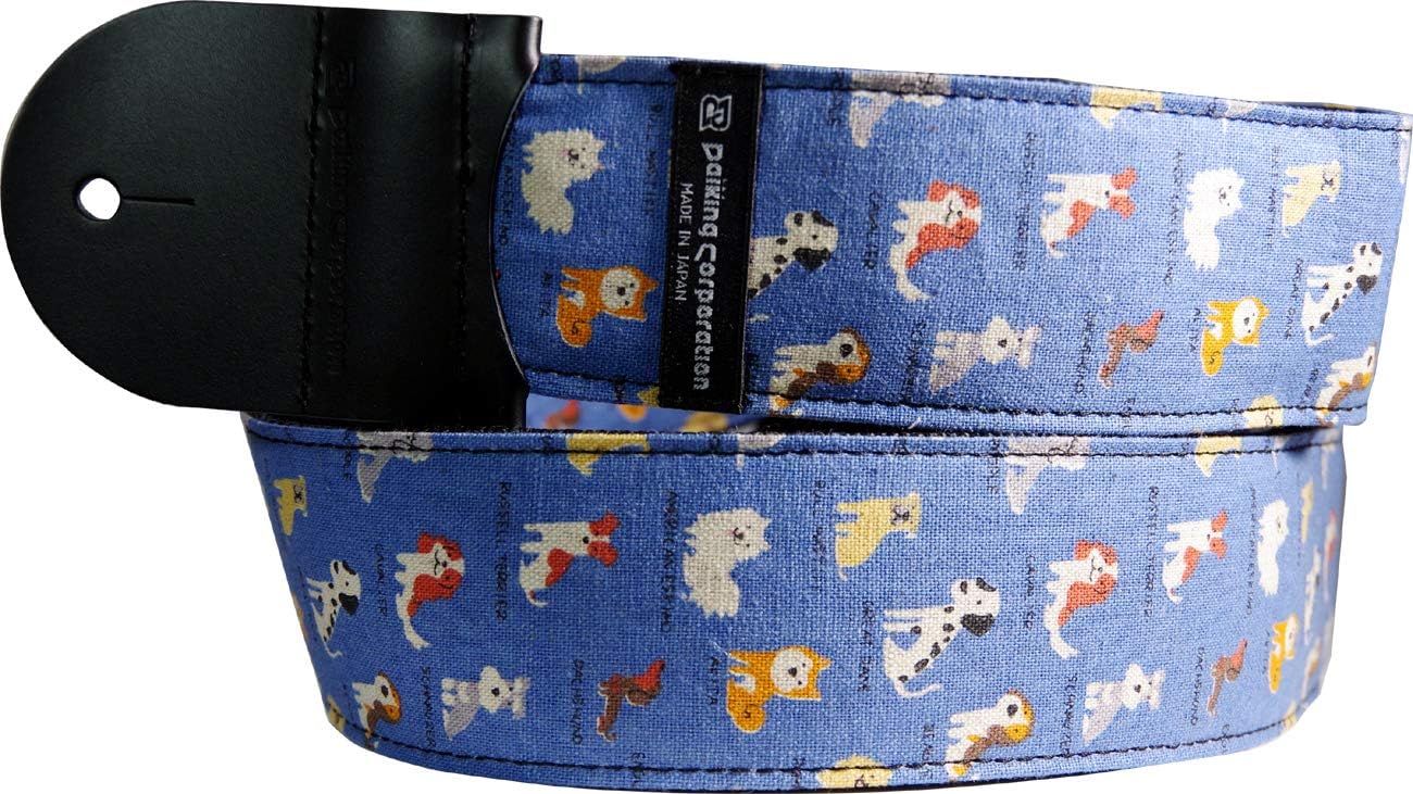 Amazon Daikingギター ベース用ストラップ色々な犬種のストラップ日本製 ギターストラップ 楽器 音響機器