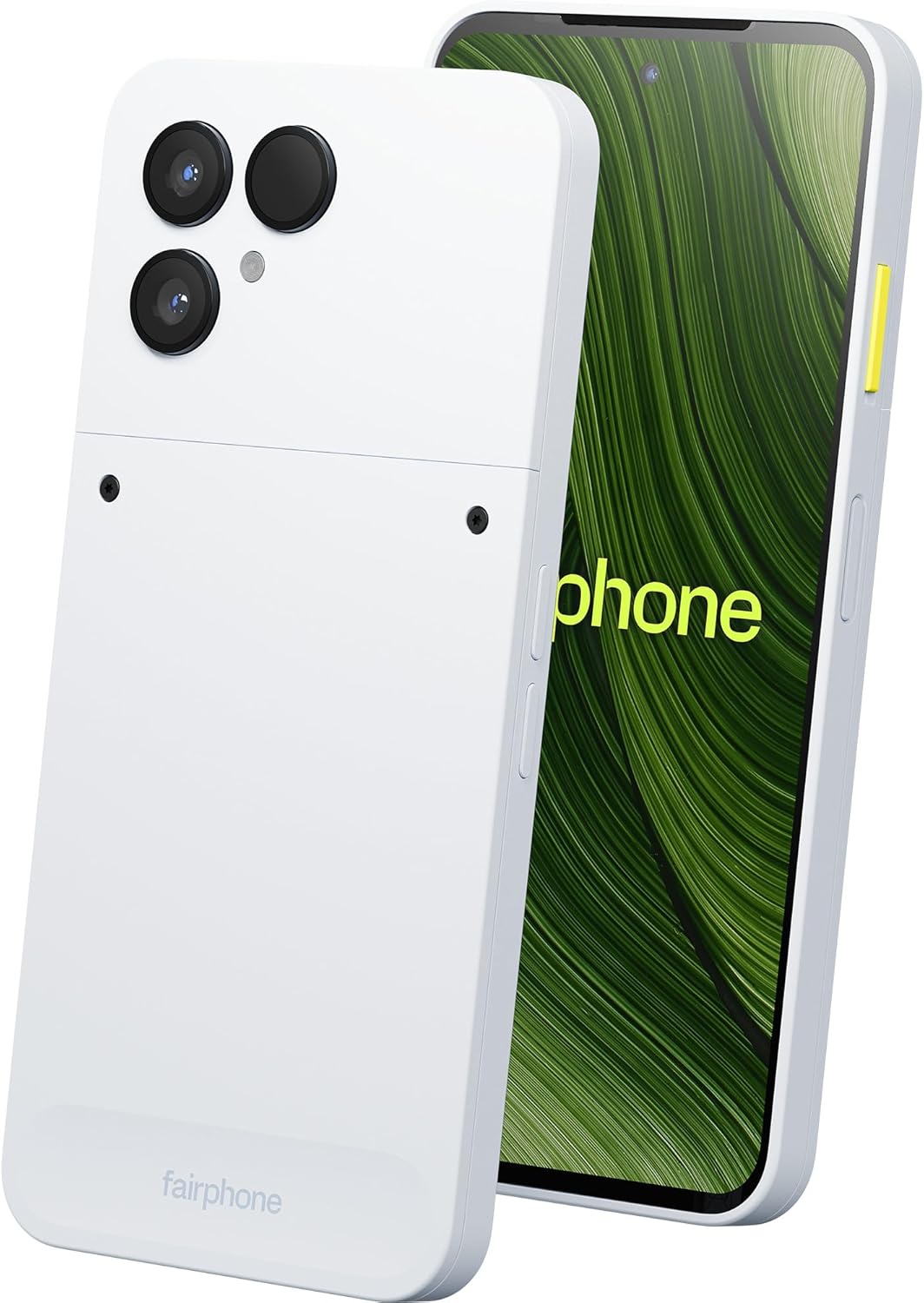 Fairphone (Gen. 6 5G 2025 FP6 (GSM Unlocked, International Version) 256GB + 8GB RAM - Dual SIM (Nano-SIM + eSIM) Android 15 Smartphone (Cloud White)