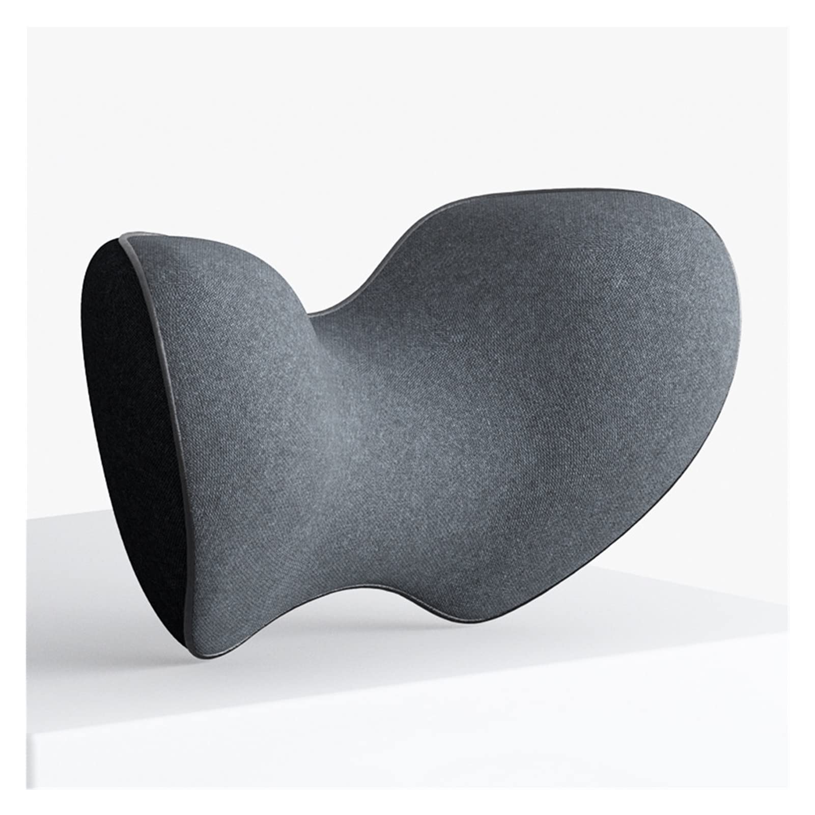 2021 Cuscini per Il Collo del seggiolino Auto universali Poggiatesta per Entrambi i Lati Pack Accessori per poggiatesta in Maglia Imbottiti in Fibra di Cotone con Memoria Automatica (Color : Black)