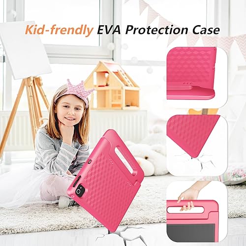 Miniatura 6 de VCFNXLS Tablet de 10.1 pulgadas para niños, 8GB+64GB, Android 14, CPU de 8 núcleos, aplicaciones educativas, controles parentales, WiFi, pantalla HD