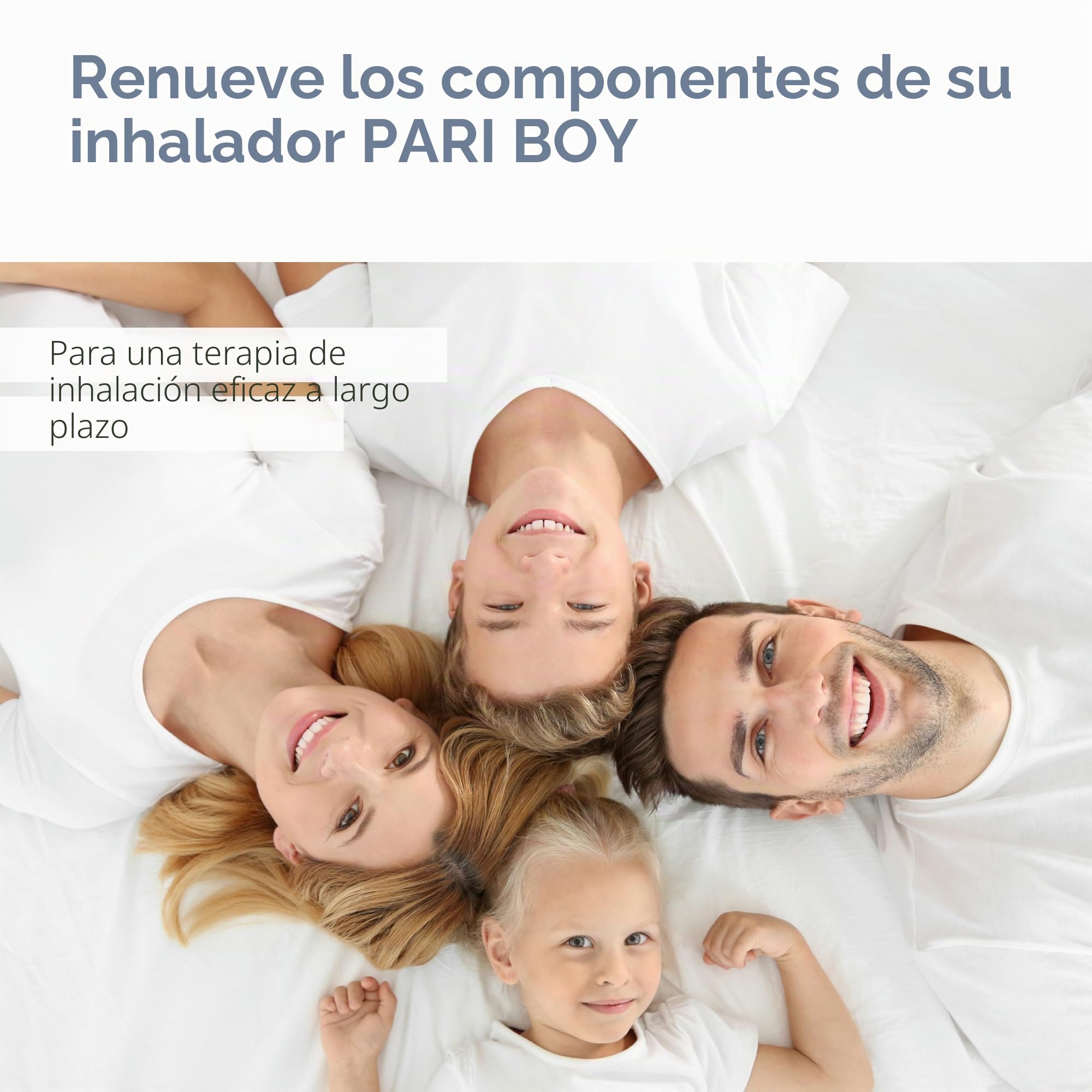 PARI BOY Pro Year Pack - Kit de intercambio con nebulizador LC SPRINT con control PIF, 1 manguera de conexión, 2 filtros de aire, 1 boquilla para terapia de inhalación eficaz a largo plazo