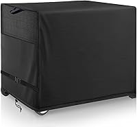 Vista 16 de Funda de comedor al aire libre, funda impermeable resistente para mesa de trabajo plana Royal Gourmet PC3401S y PC3401B, compatible con carrito