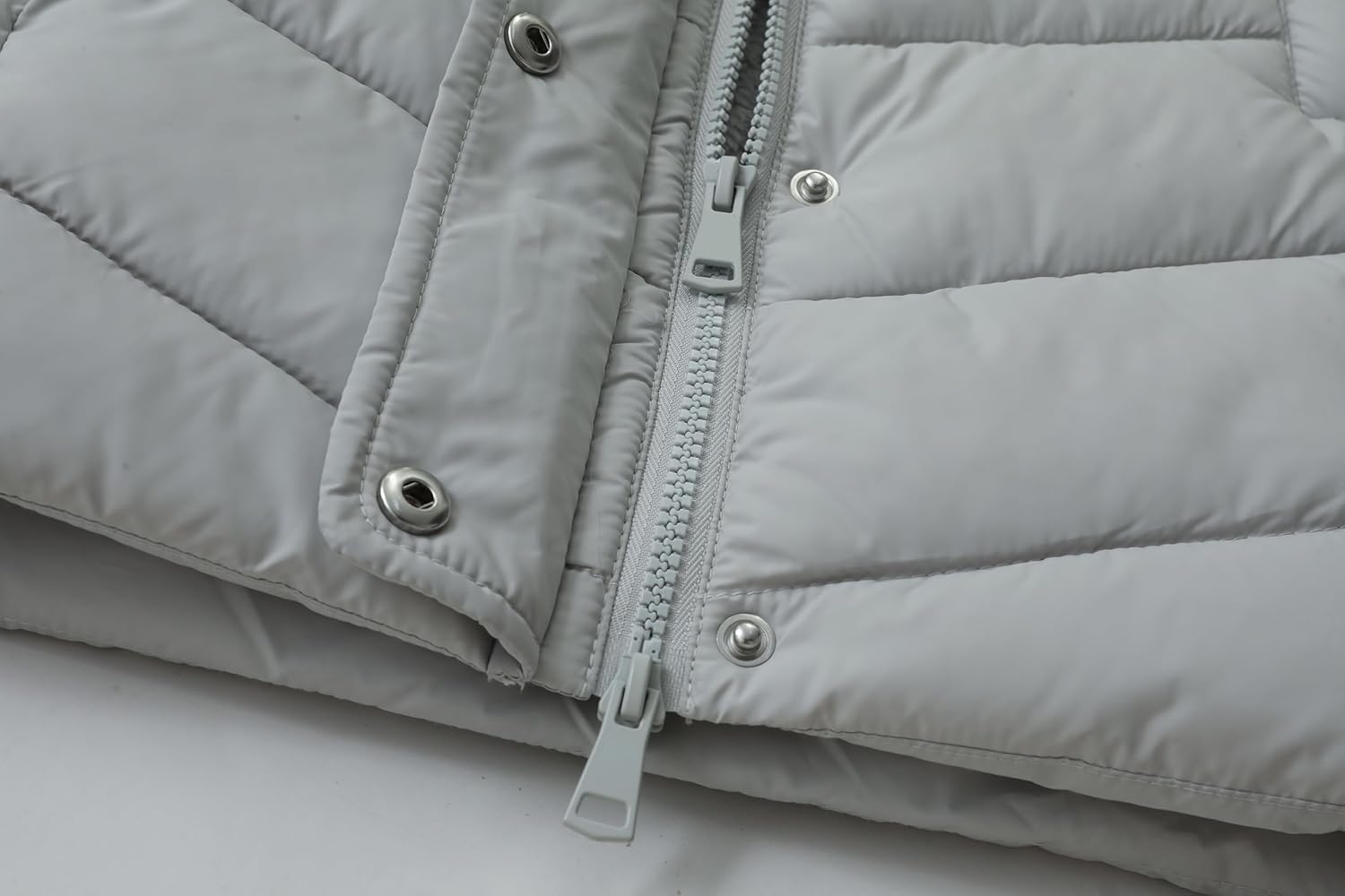 Girls Long Puffer Jacket with Faux Fur Hood,Winter Warm Down Coat for Kids Outerwear - Image 7