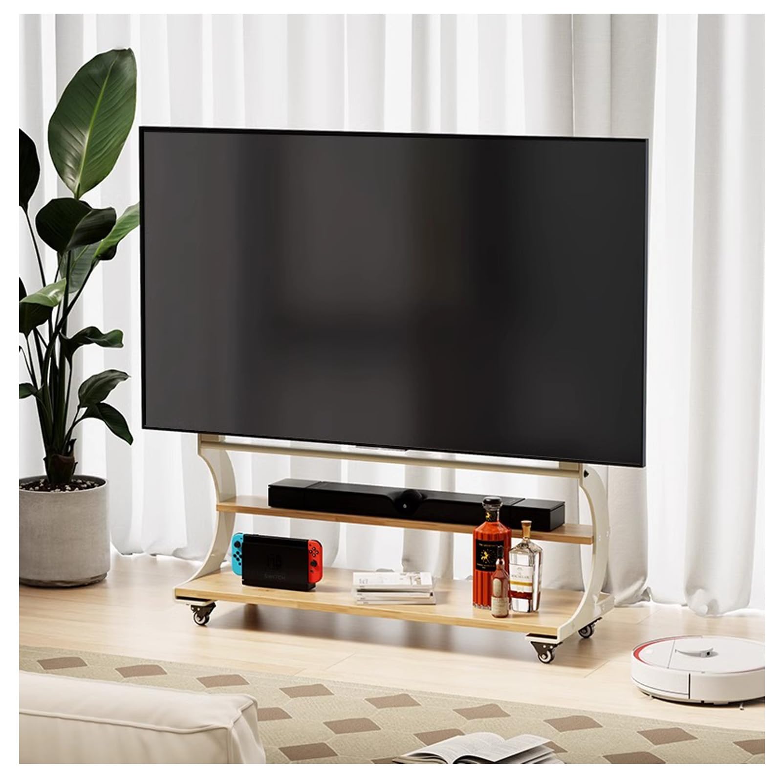 Amazon.co.jp: BeishiTenwaymili 大型テレビスタンド キャスター