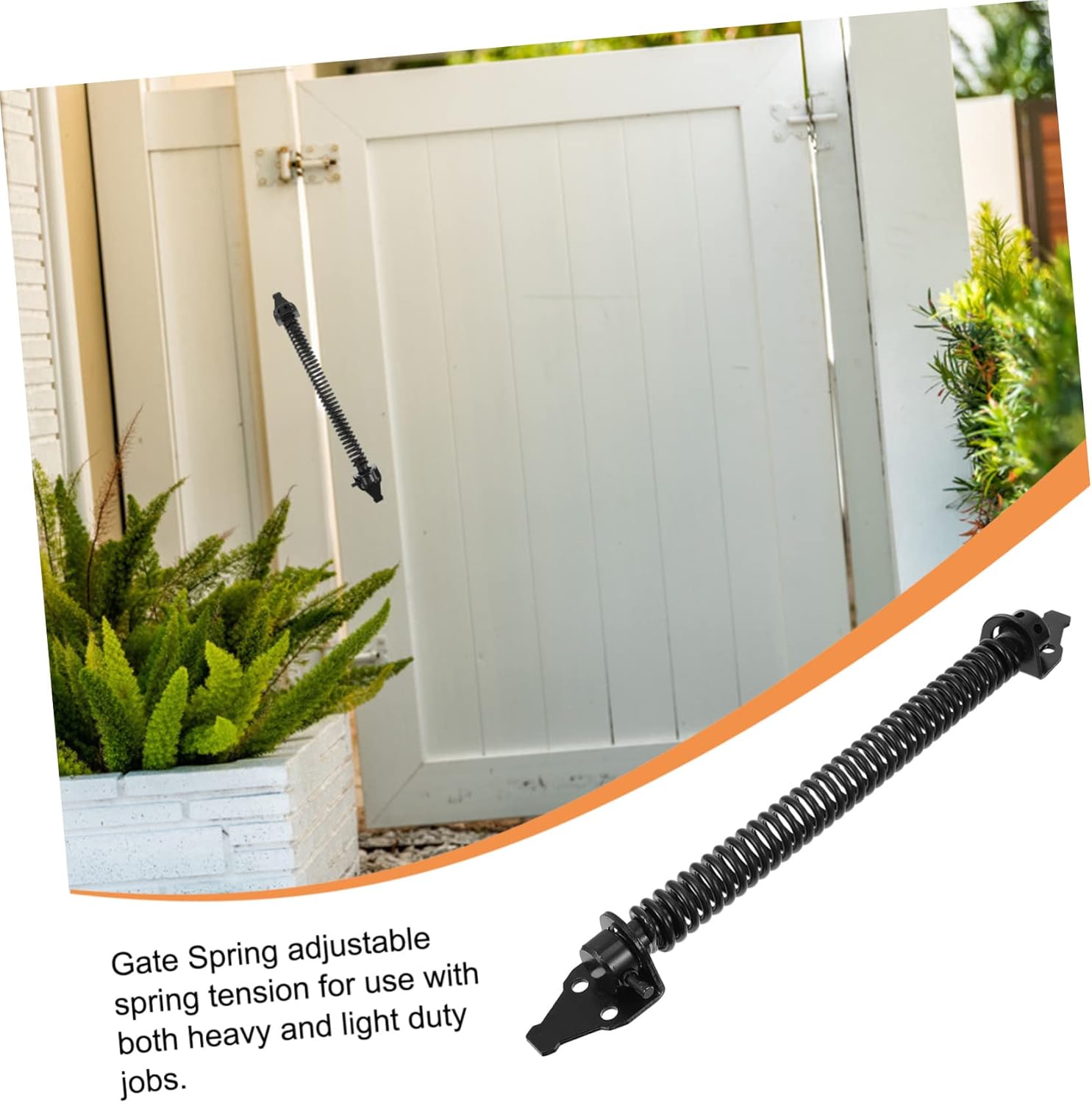 Outdoor Wooden Box Hinge Self Closing Gate Spring for Villa Courtyard Fence Gate Hinge Door Material