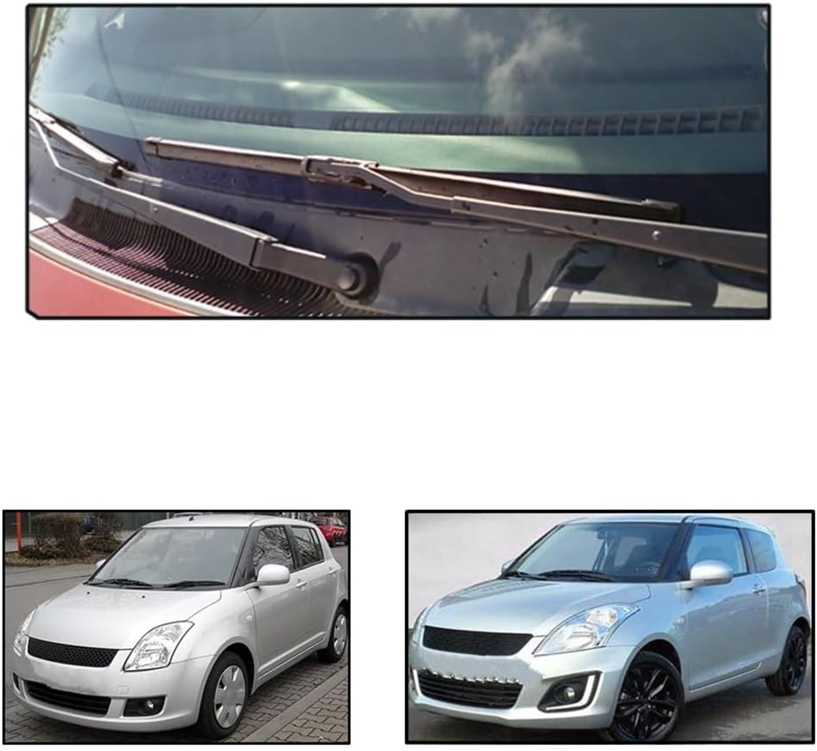 Spazzola tergicristallo Kit spazzole tergicristallo anteriori e posteriori per Suzuki per Swift per Hatchback