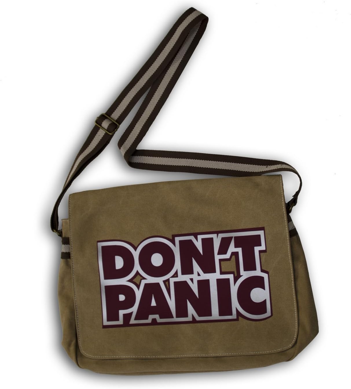 Don't Panic Ford Prefect Messenger Bag Douglas Adams Hitchhiker's Guide to The Galaxy