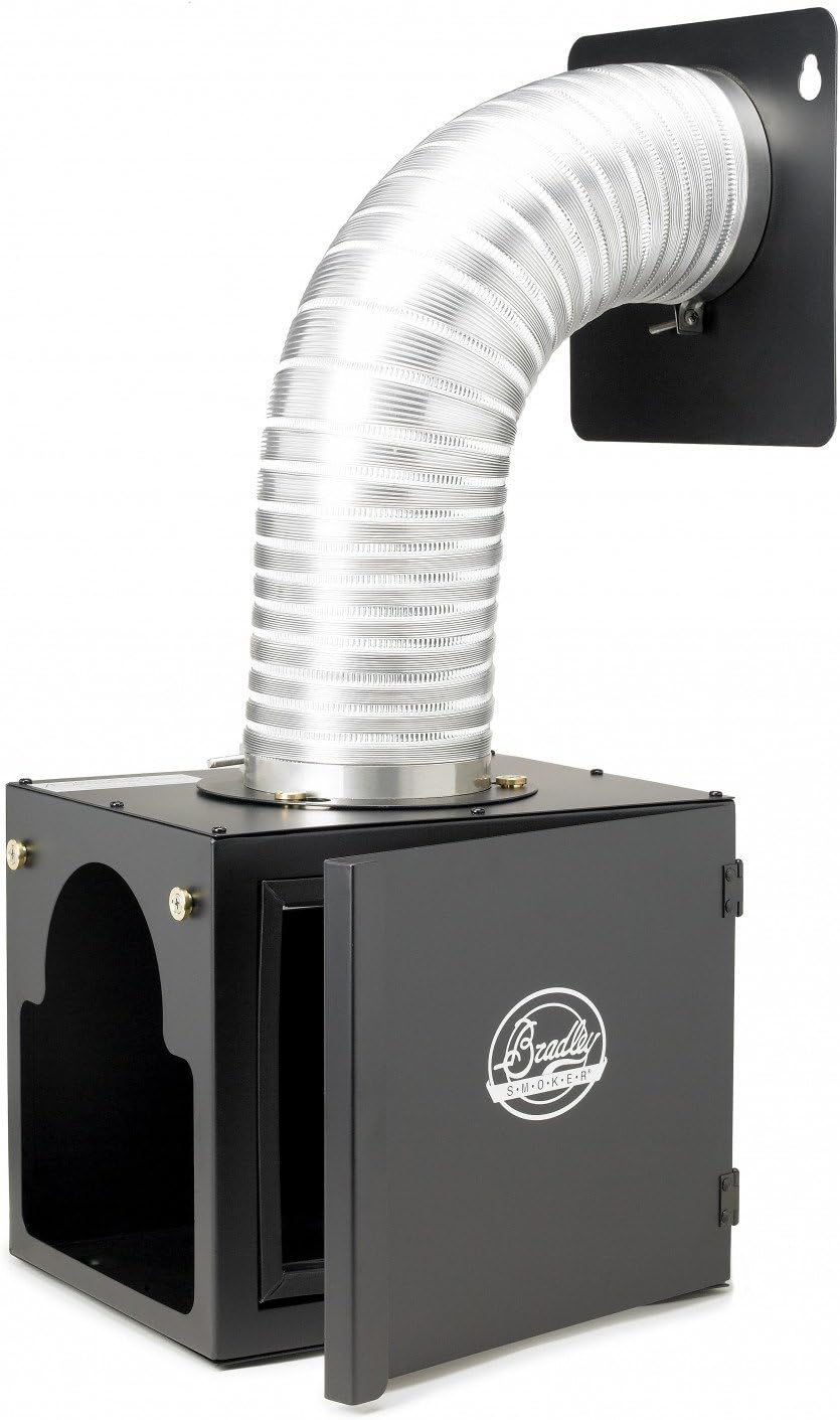 Cold Smoke Adapter with Aluminium Tube, Black