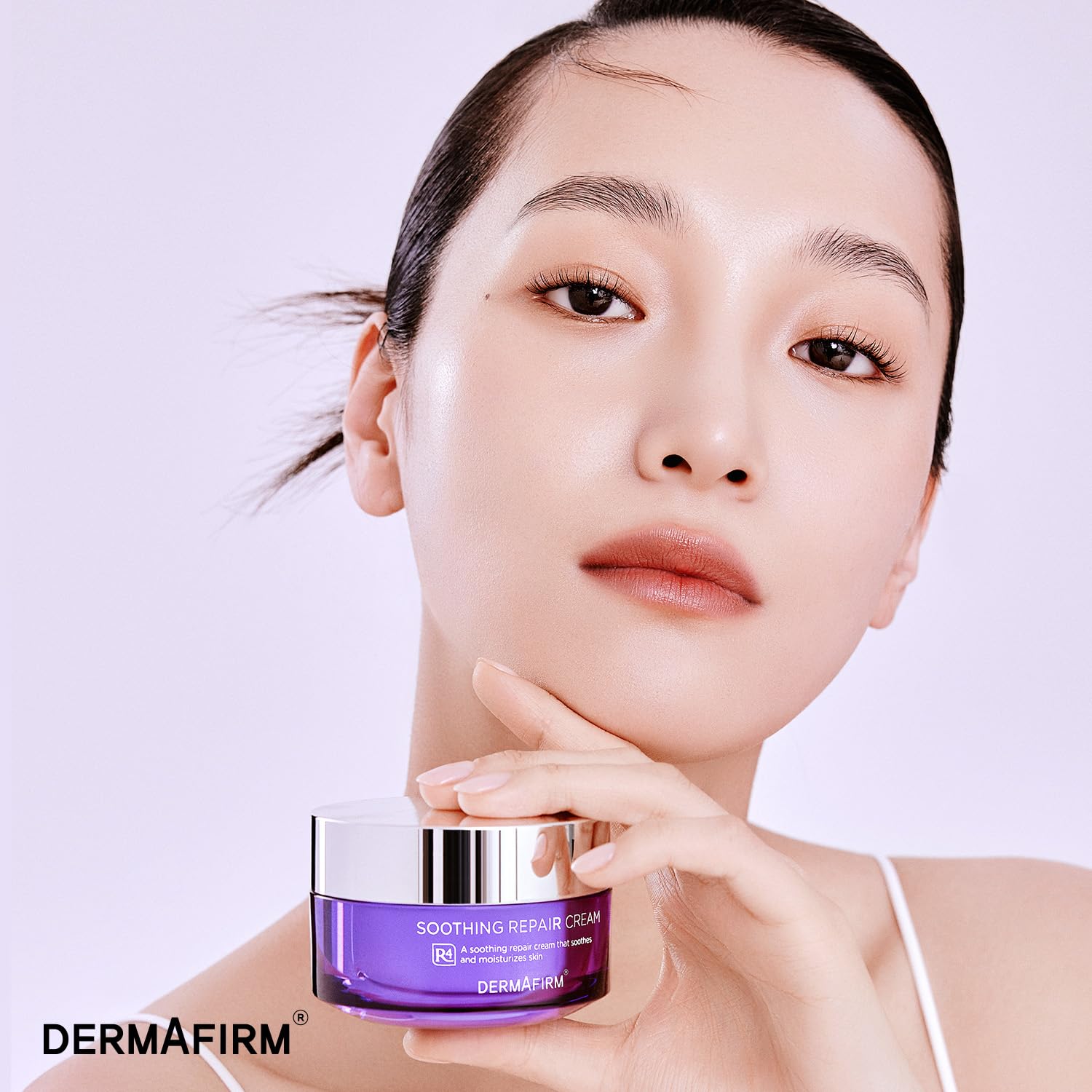 Dermafirm Soothing Repair Hydrating Face Cream R4 | Daily Face Moisturizer Facial Lotion with Eucalyptus, Peptide and Collagen | Gentle for All Skin Types No Animal Trials No Paraben 1.69 fl oz