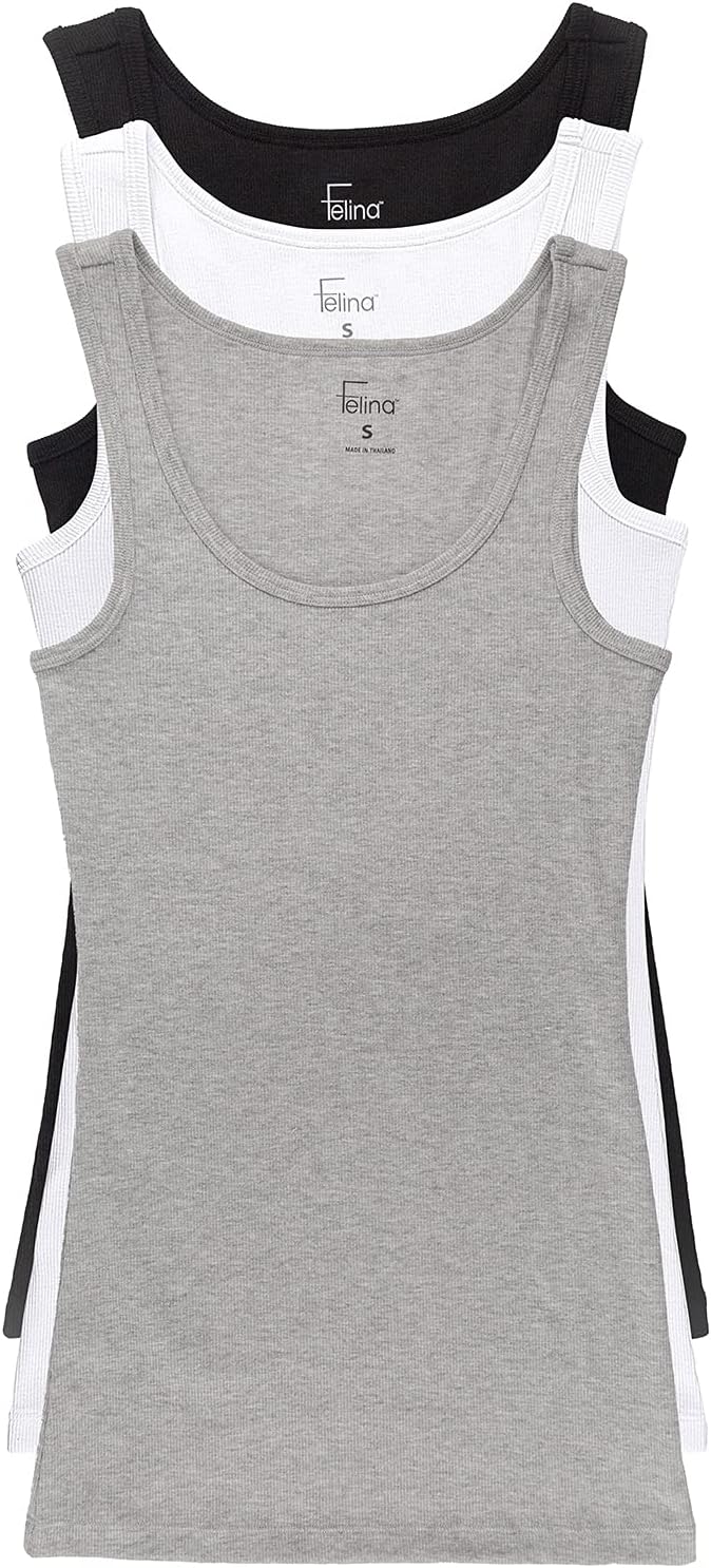 Cotton Ribbed Tank Top - Class Tank Top for Women, Workout Tank Top for Women (Color Options Available)