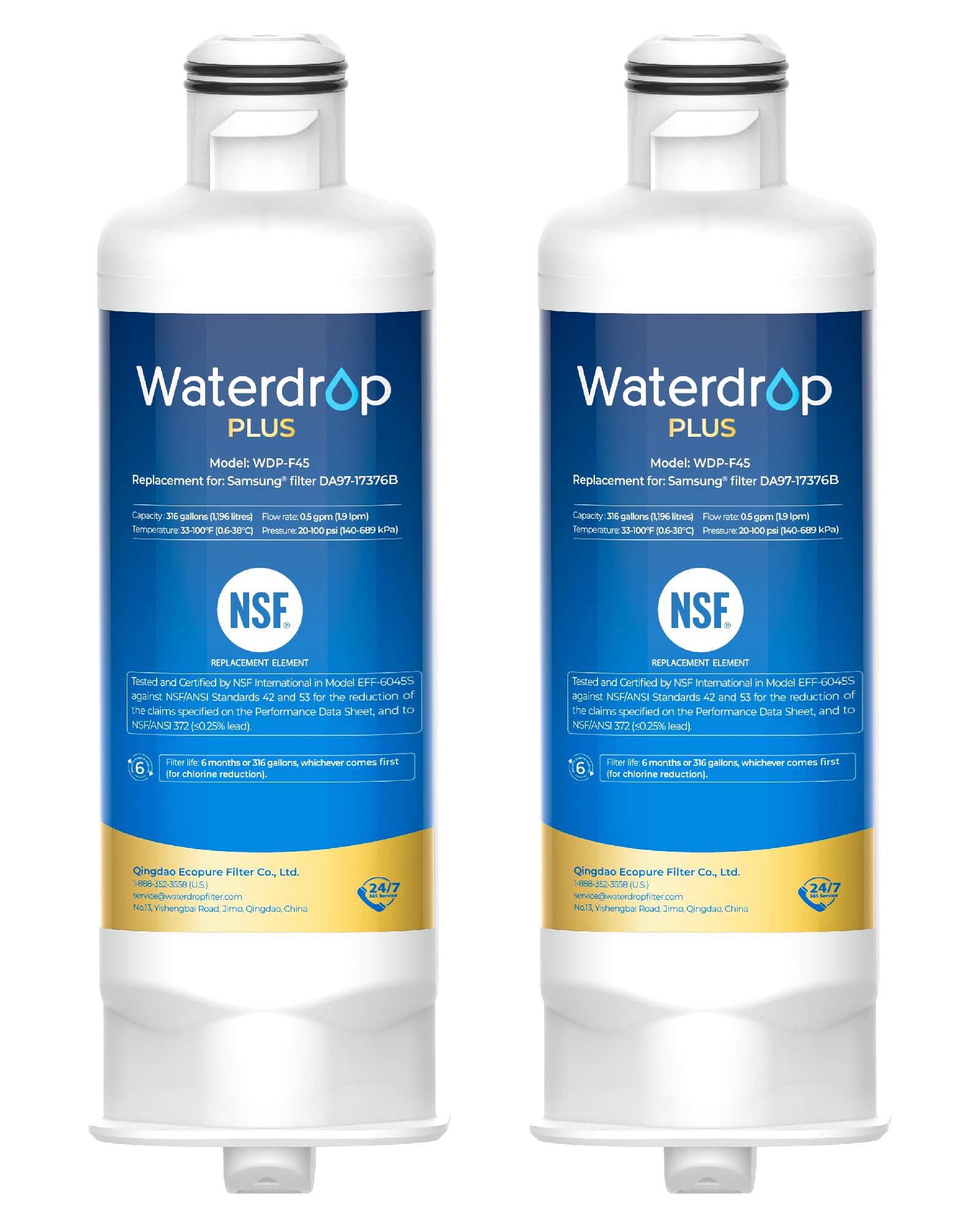 Amazon.com: Waterdrop Plus WDP-F45 Refrigerator Water Filter