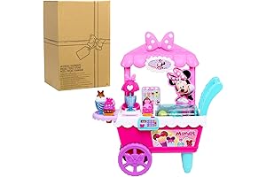 Disney Junior Minnie Mouse Sweets & Treats Ice Cream Cart: Scoop Up...