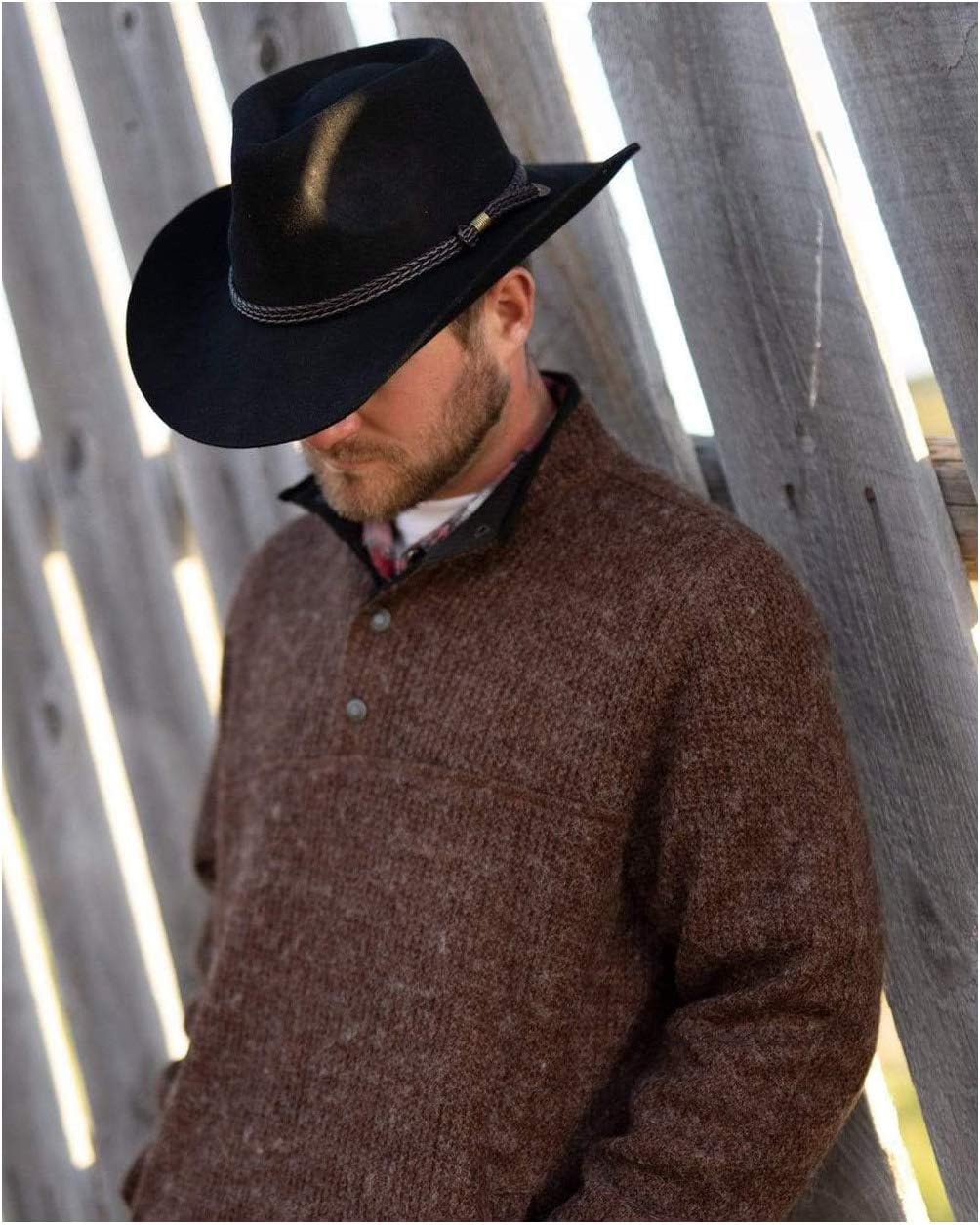 Outback Trading Company Men's 1153 Forbes Water-Repellent UV-Protective Australian Wool Western Cowboy Hat - Image 3