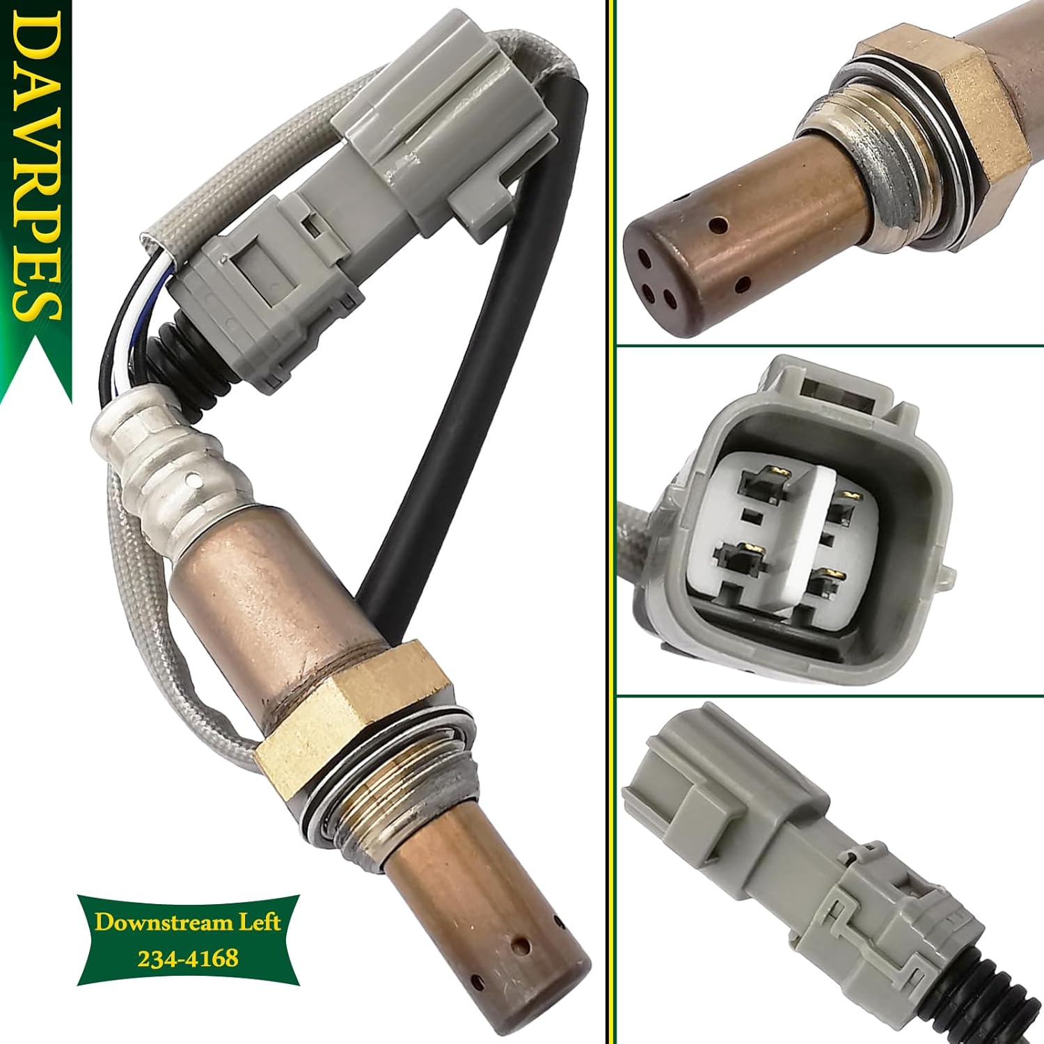 4PCS 234-9012 234-9042 234-4516 234-4168 Upstream Downstream O2 Sensor for 2004 2005 2006 Toyota Sienna 3.3L V6 Gas 89467-48050 89465-08040 89467-08040 89465-08030