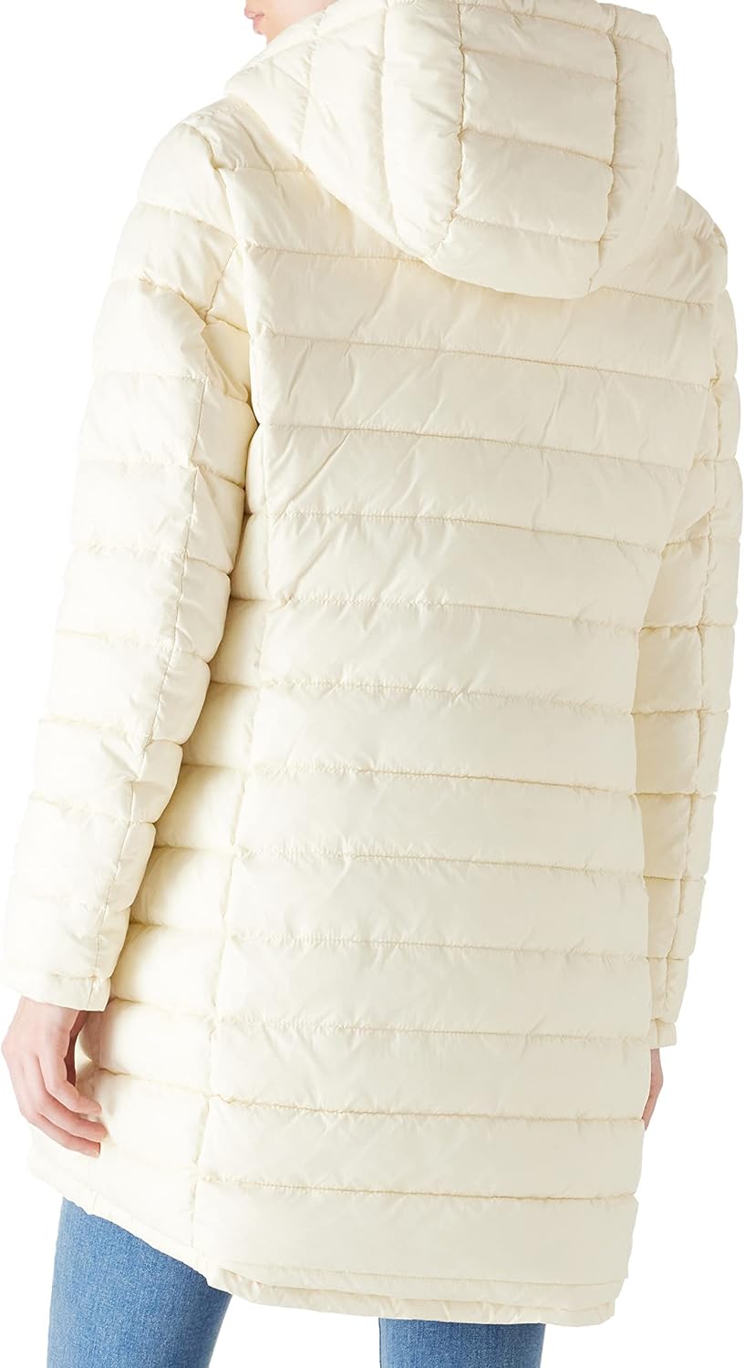 Bellivera Women Puffer Jacket Reversible Spring and Winter Fashion Warm Quilted Long Hooded Padded Bubble Coat - Image 5