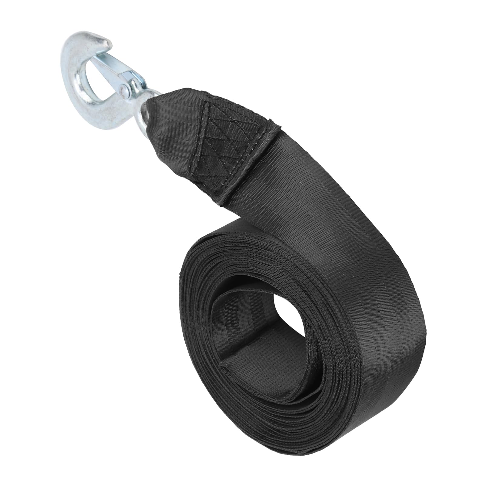 Sangle de Treuil de Bateau, Accessoires de Bateau Sangle de Treuil de Remorque de Bateau en Polyester 6M à Haute Résistance pour la Marine