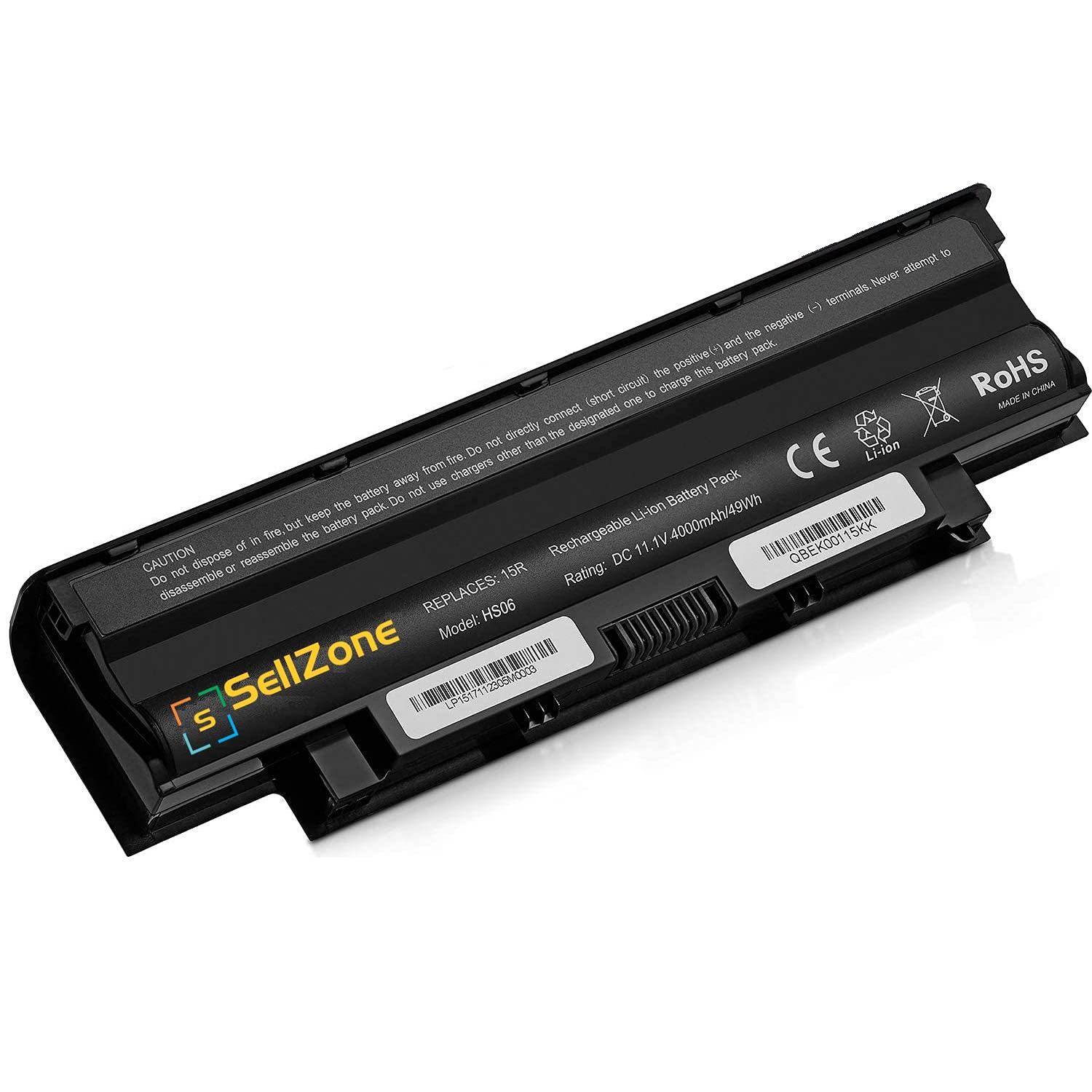 SellZone Laptop Battery for Dell J1KND N7110 N5010 N7010 3750 N5110 N4050 9T48V M5030 N5030 3550 N5050 N5040 3520 17R 1540 4T7JN P20G N4010 3420 M5040 15R - [6 Cells/4400mAh] (B09777BD75) Amazon Price History, Amazon Price Tracker