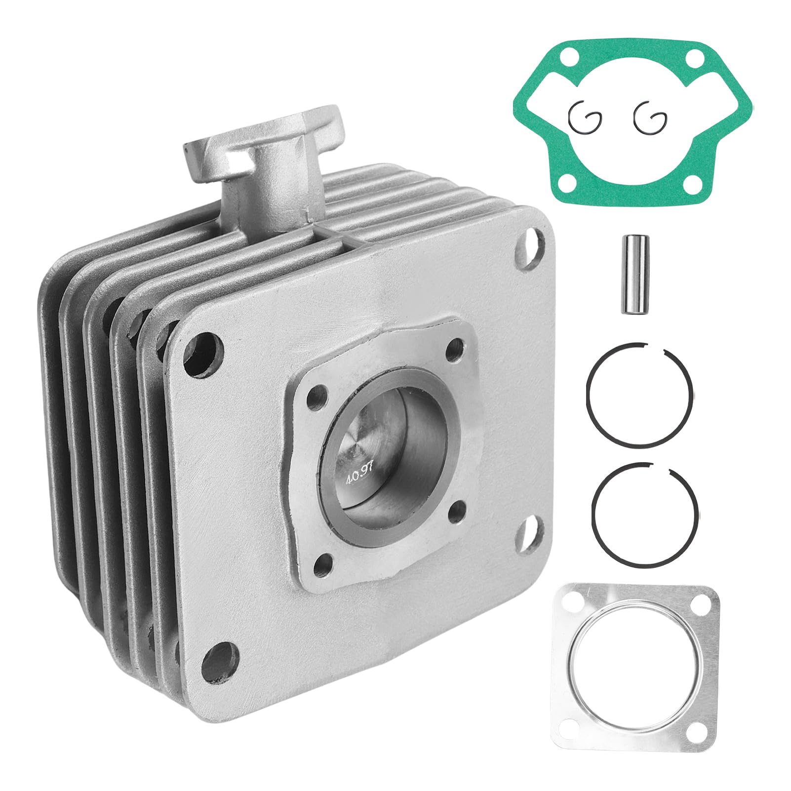 Zylinderkit Sport 60ccm 41mm Für Simson S51, S53, SR50, KR51/2 (M531, M533, M541, M542, M543), Enthalten Zylinder Kolben Dichtungen Aluminium Leistungssteigerung