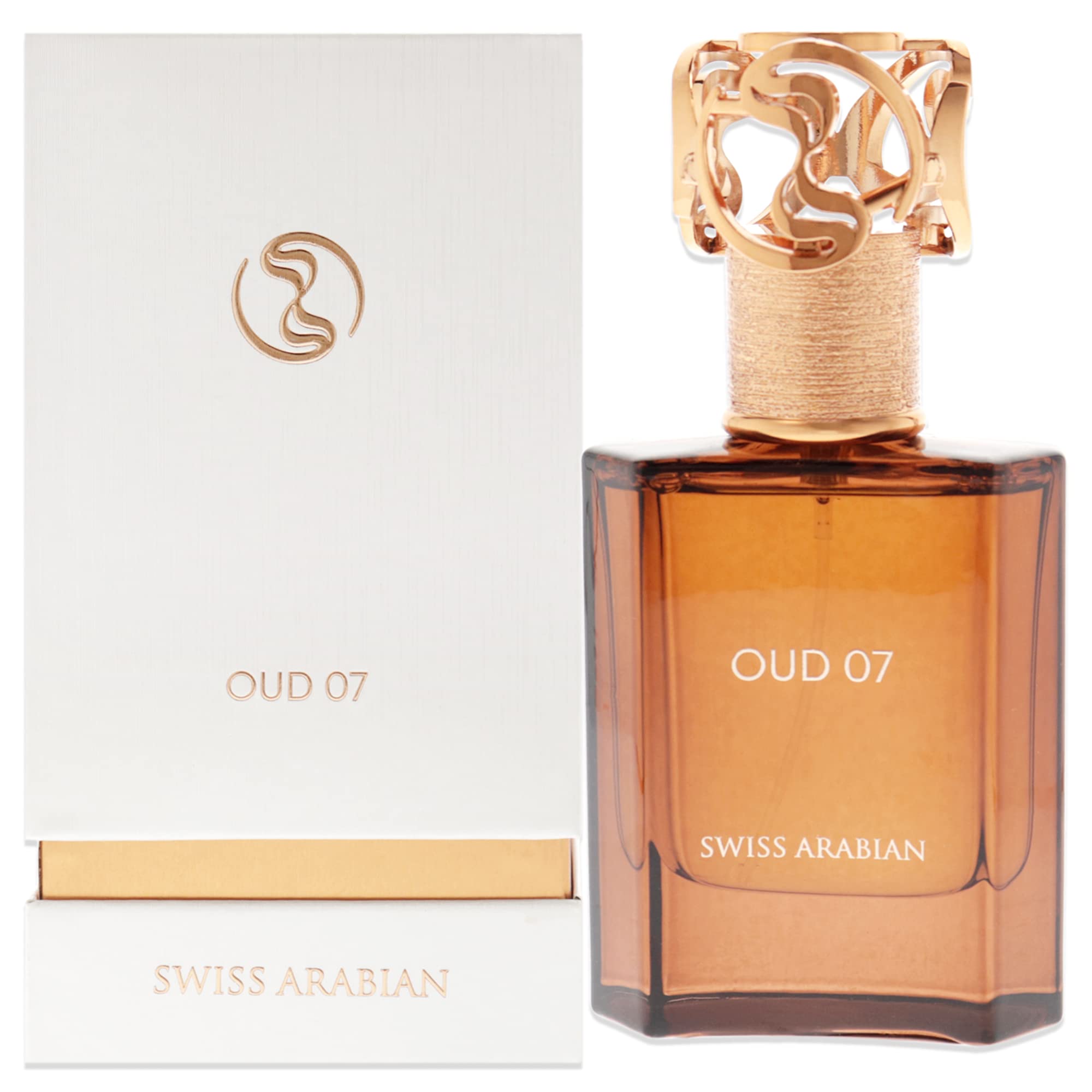 Swiss Arabian Oud 07 - Luxury Products From Dubai - Long Lasting, Addictive Personal EDP Spray Fragrance - Seductive Signature Aroma - 1.7 Oz