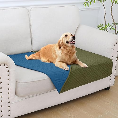 Miniatura 105 de hyha Manta impermeable para perro, manta suave para cama de perro, manta para mascotas, funda de sofá impermeable lavable para perros, fundas Gris