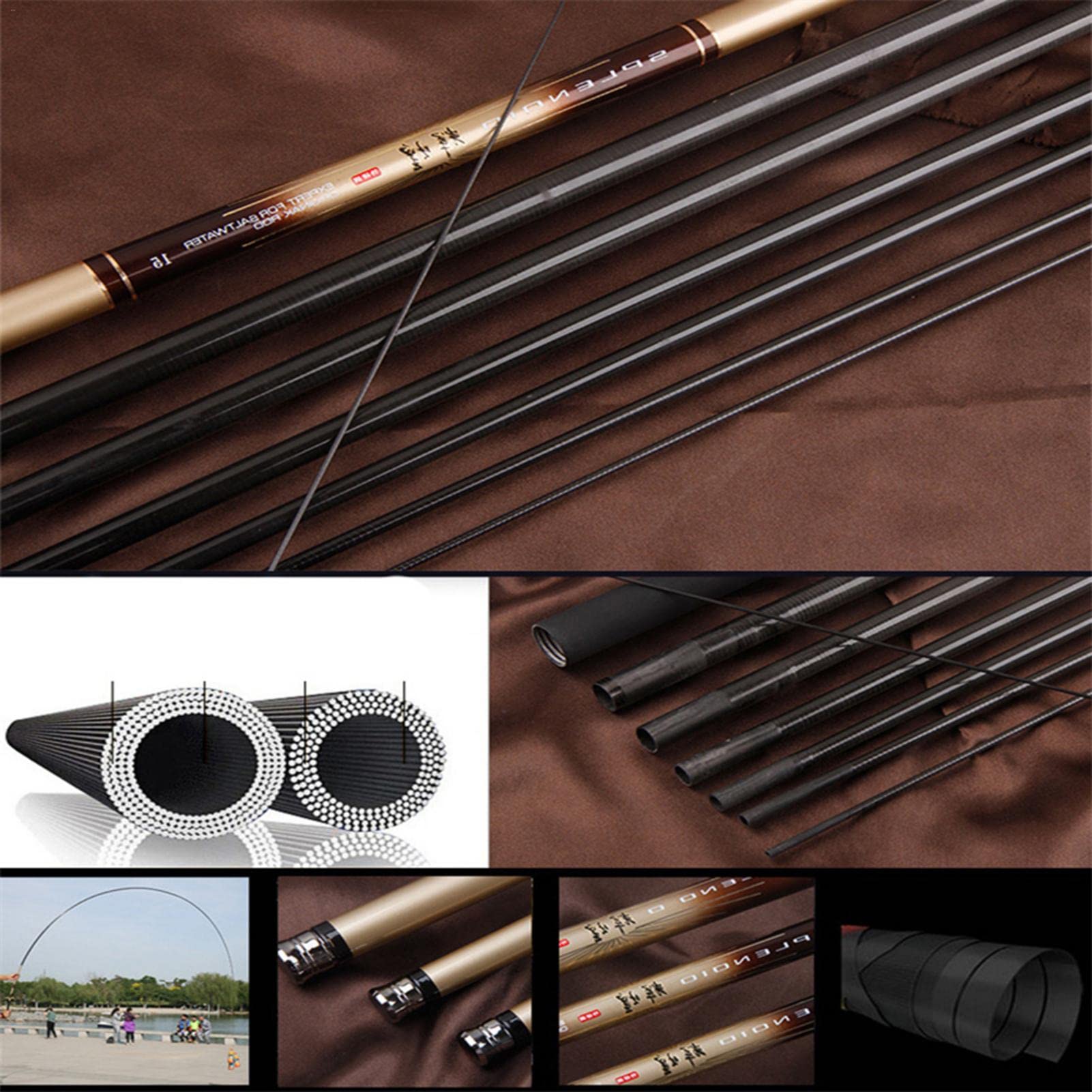 Amazon | 渓流竿 超軽量スーパーハードリバー 釣り竿 逆立ち