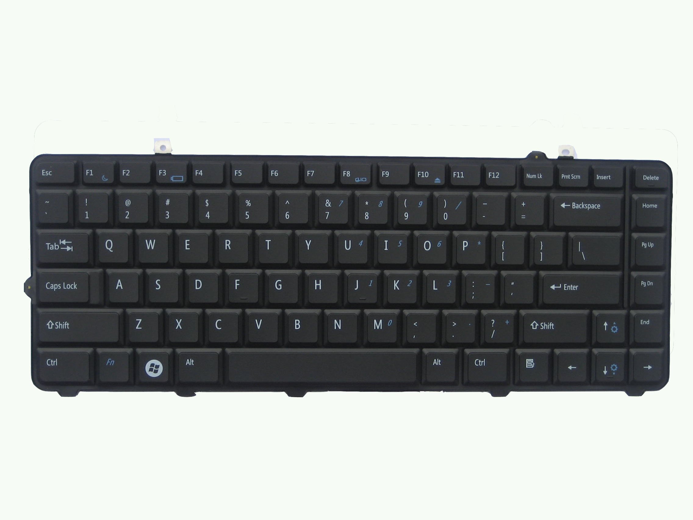 LotFancy New Black Replacement keyboard for Dell Studio 15 1535 1536 1537 TR324 0TR324 1555 1557 W860J 0W860J NSK-DCL01 PP39L Series Non-Backlit Laptop / Notebook US Layout (Note: please check our picture before bidding it)