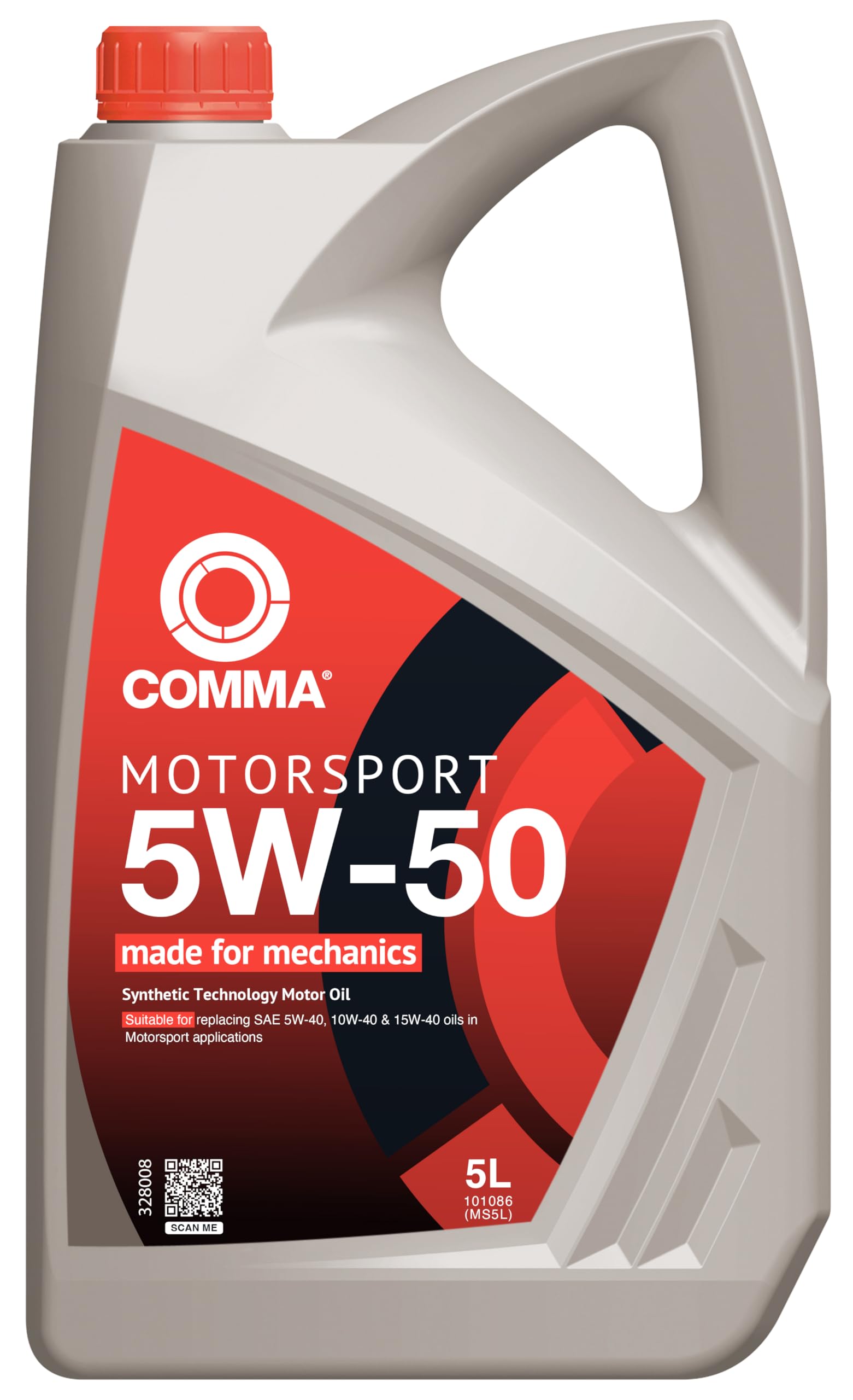 Fits AMTRA OLEJE COMMA MS5L COMMA MOTORSPORT 5W-50 5L ACEA A3/B3 API  ⭐UK Stock⭐