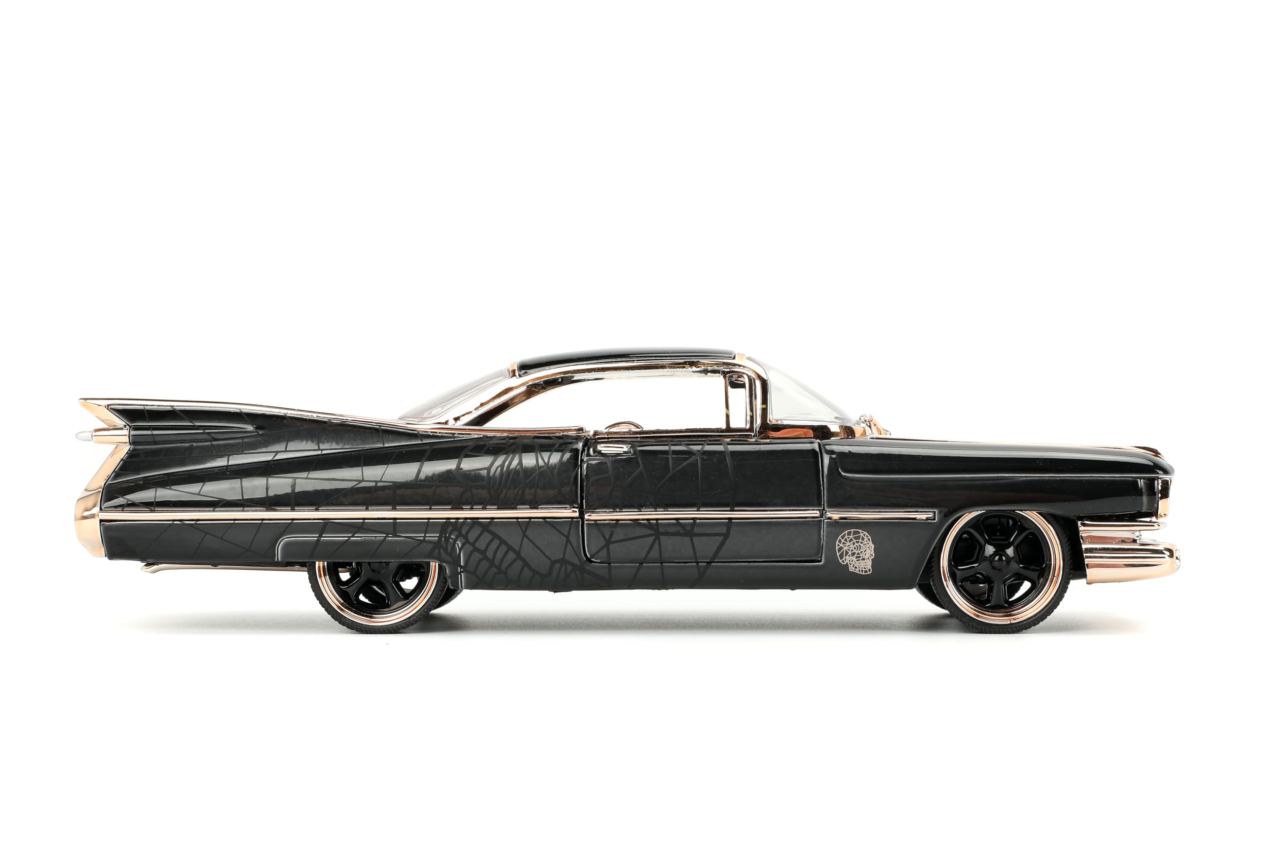 JADA Pink Slips 1:24-1959 Cadillac, Die-Cast Car with Base, Toys