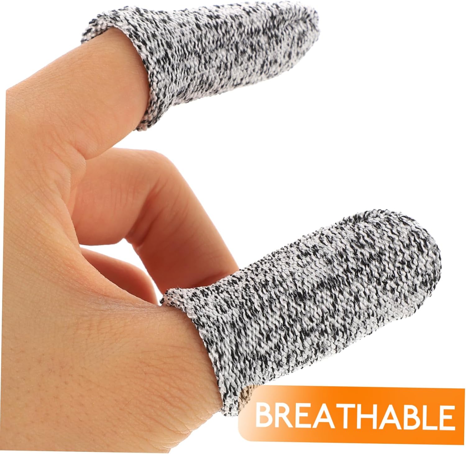 Beavorty 100pcs Cut-resistant Finger Sleeves Breathable and Wear-resistant for Daily Use Comfortable Protective Covers for Carving and Labor Safety